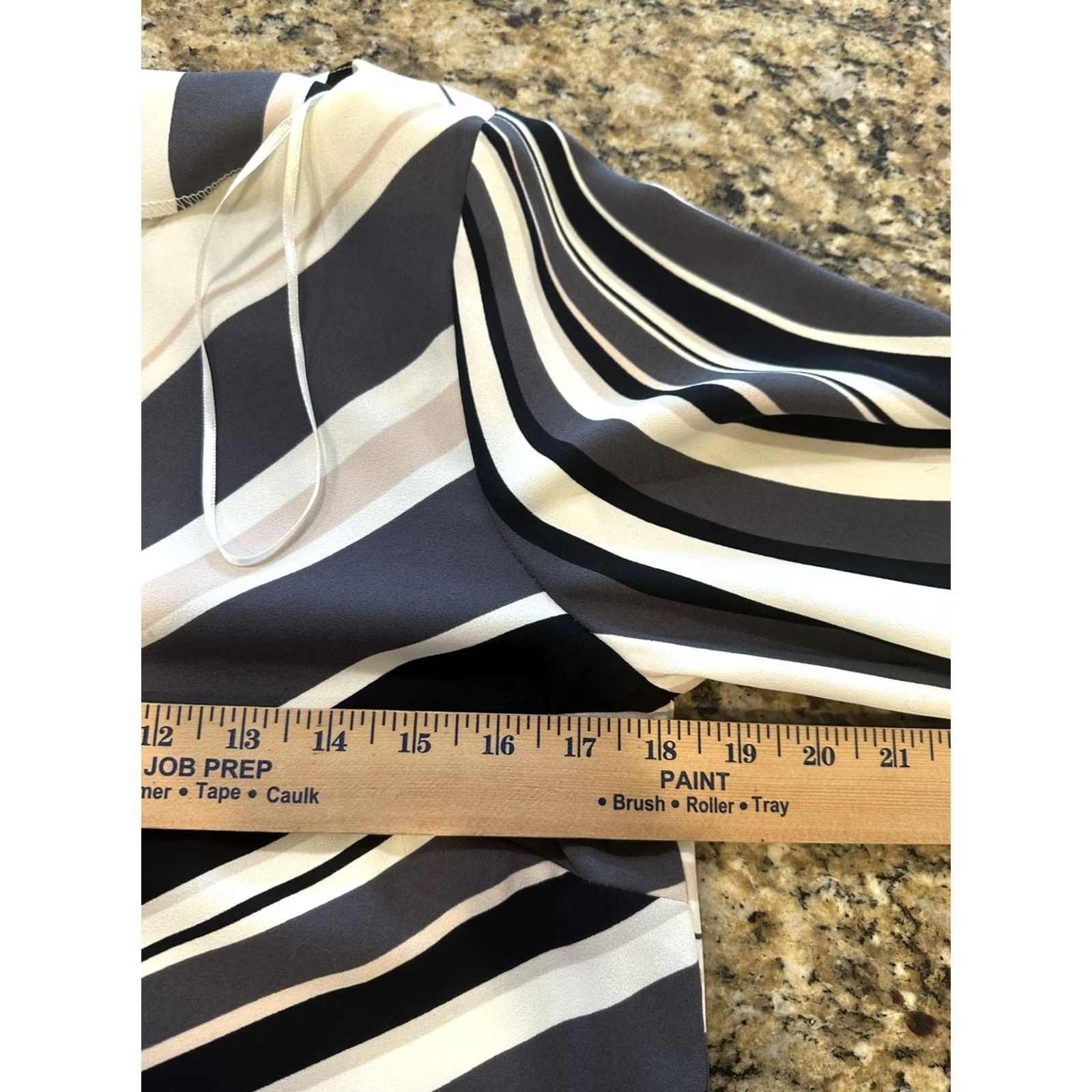 H&M RICHARD ALLAN x H&M Short Dress Women 6 Multicolor Crêped Woven Printed Pattern Sheath Short Sleeve Dress Size 28" / US 6 / IT 42 - 3 Thumbnail