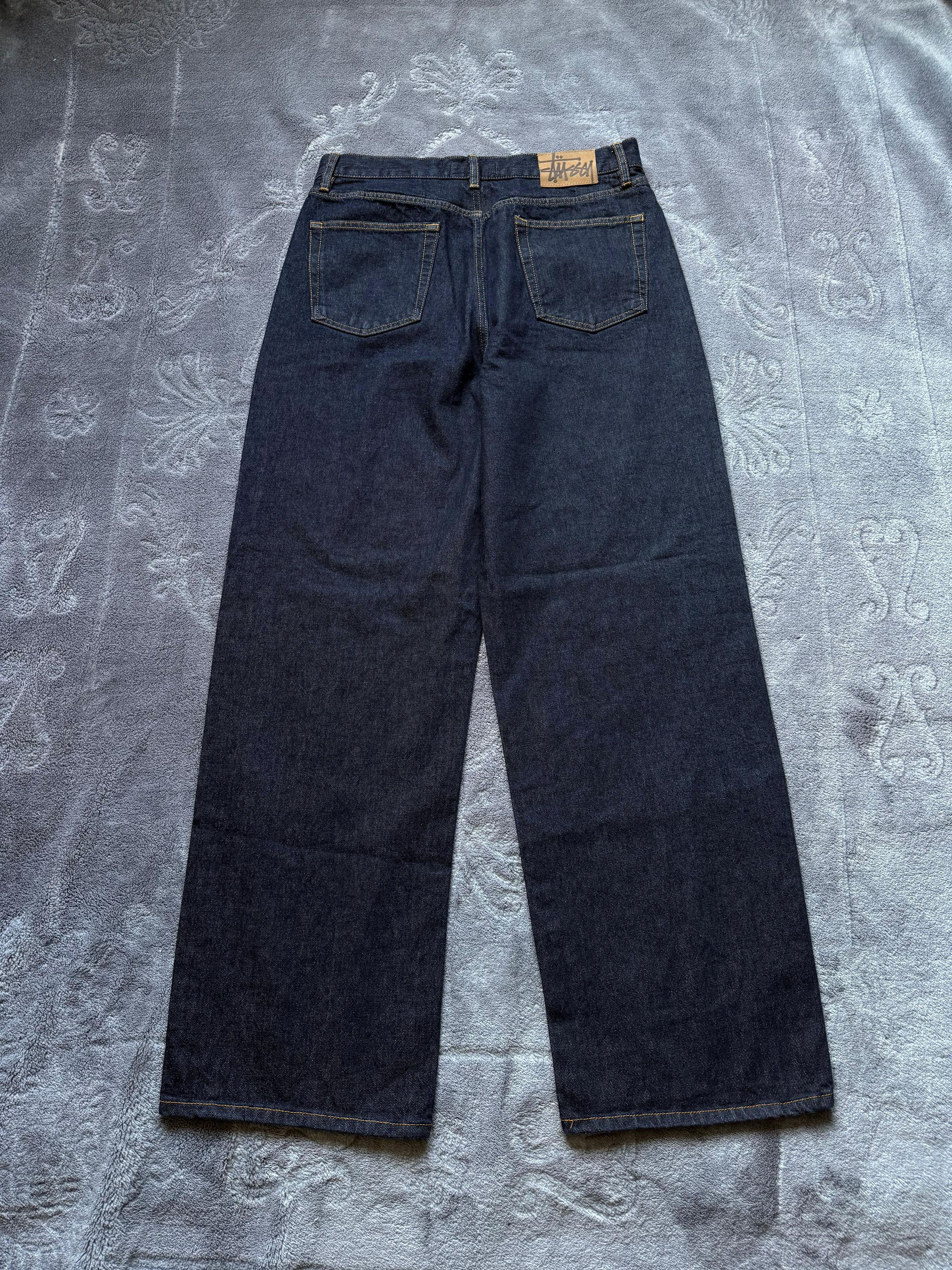 Stussy CC28 Relaxed Raw Denim in Navy Blue Size US 26 / EU 42 - 2 Thumbnail