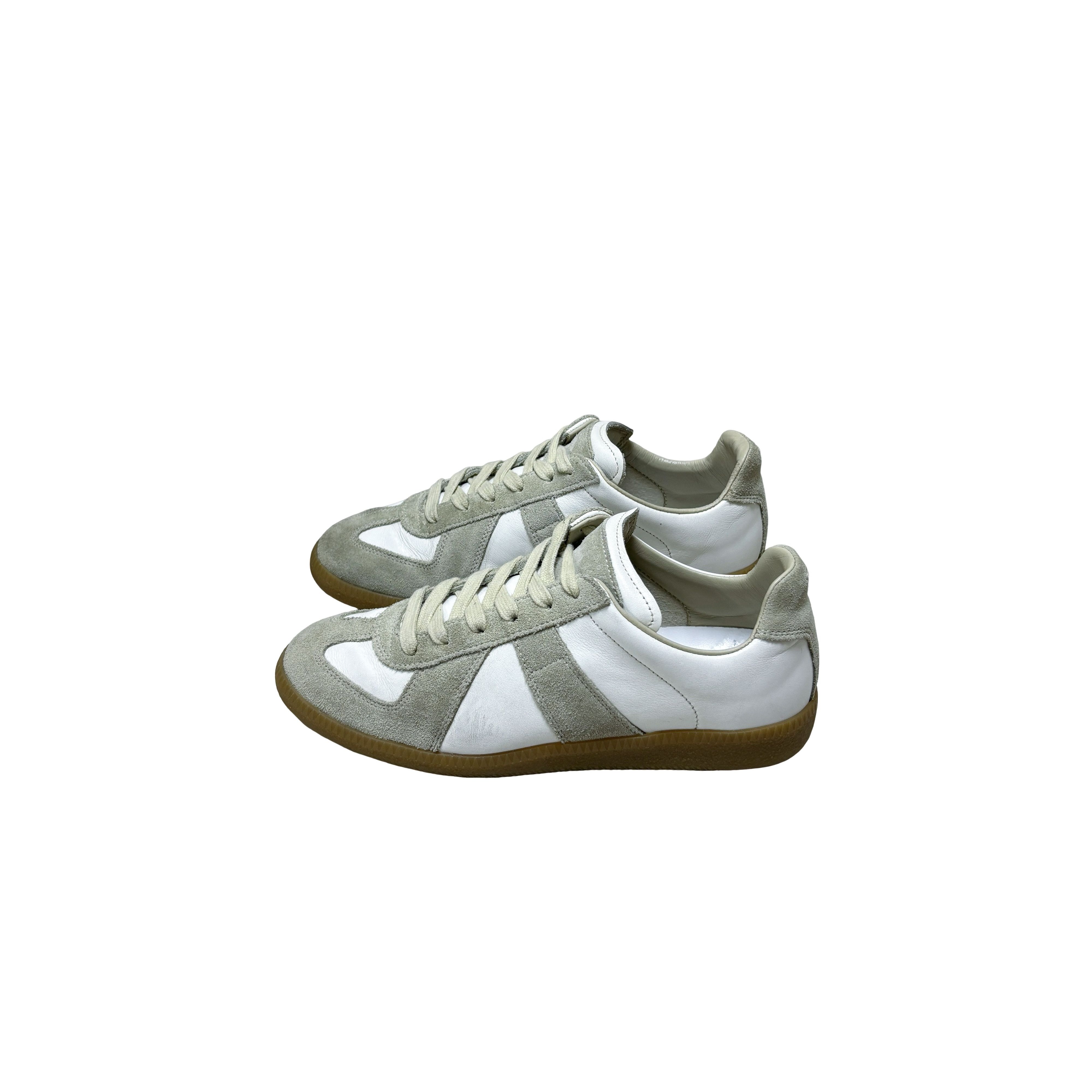 t*様 Maison Margiela 37 Maison Margiela Maison Margiela White Tabi Low-Top Sneakers Size