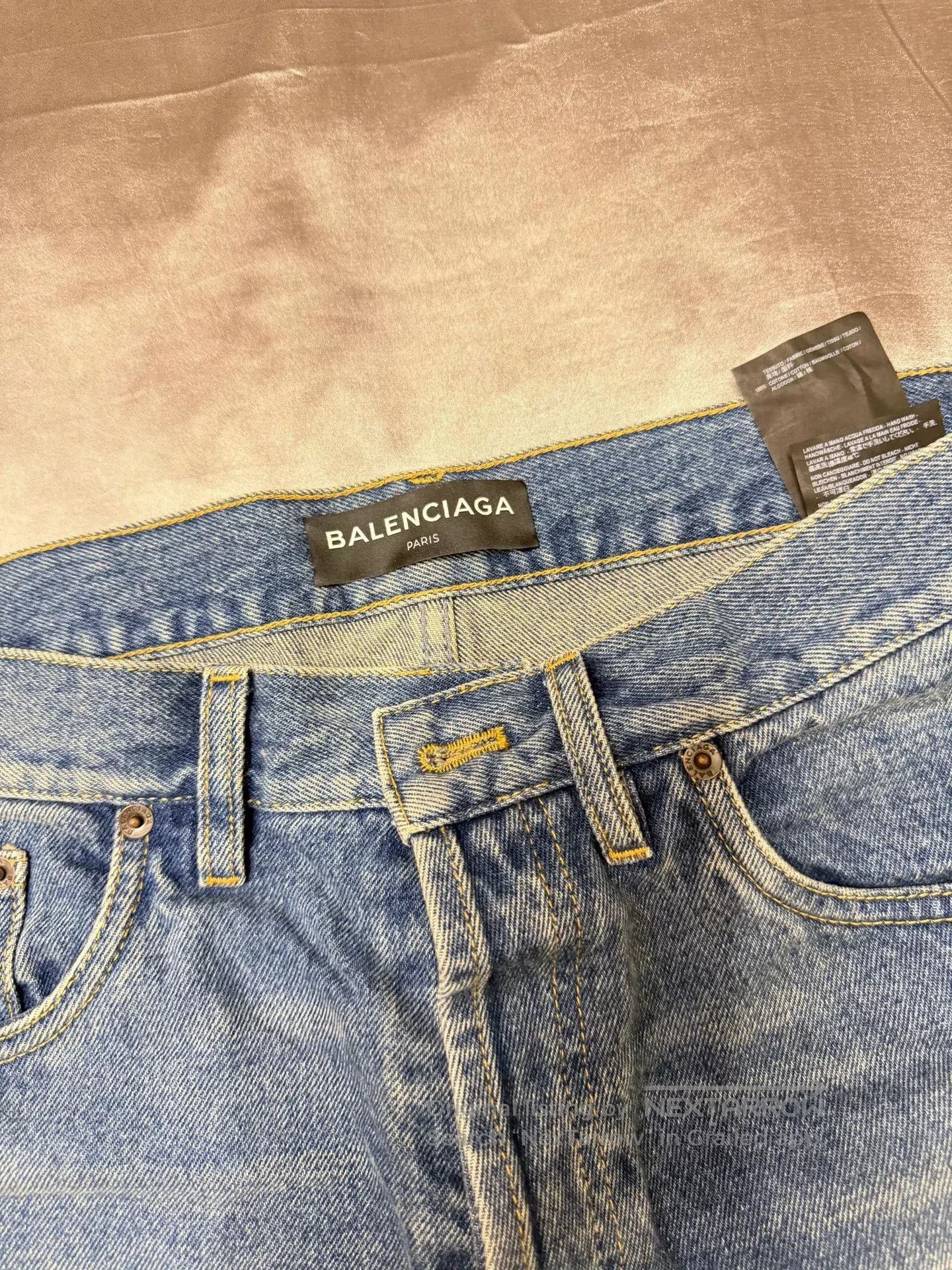 Balenciaga balenciaga blue denim jeans size 31. Size US 31 - 2 Thumbnail