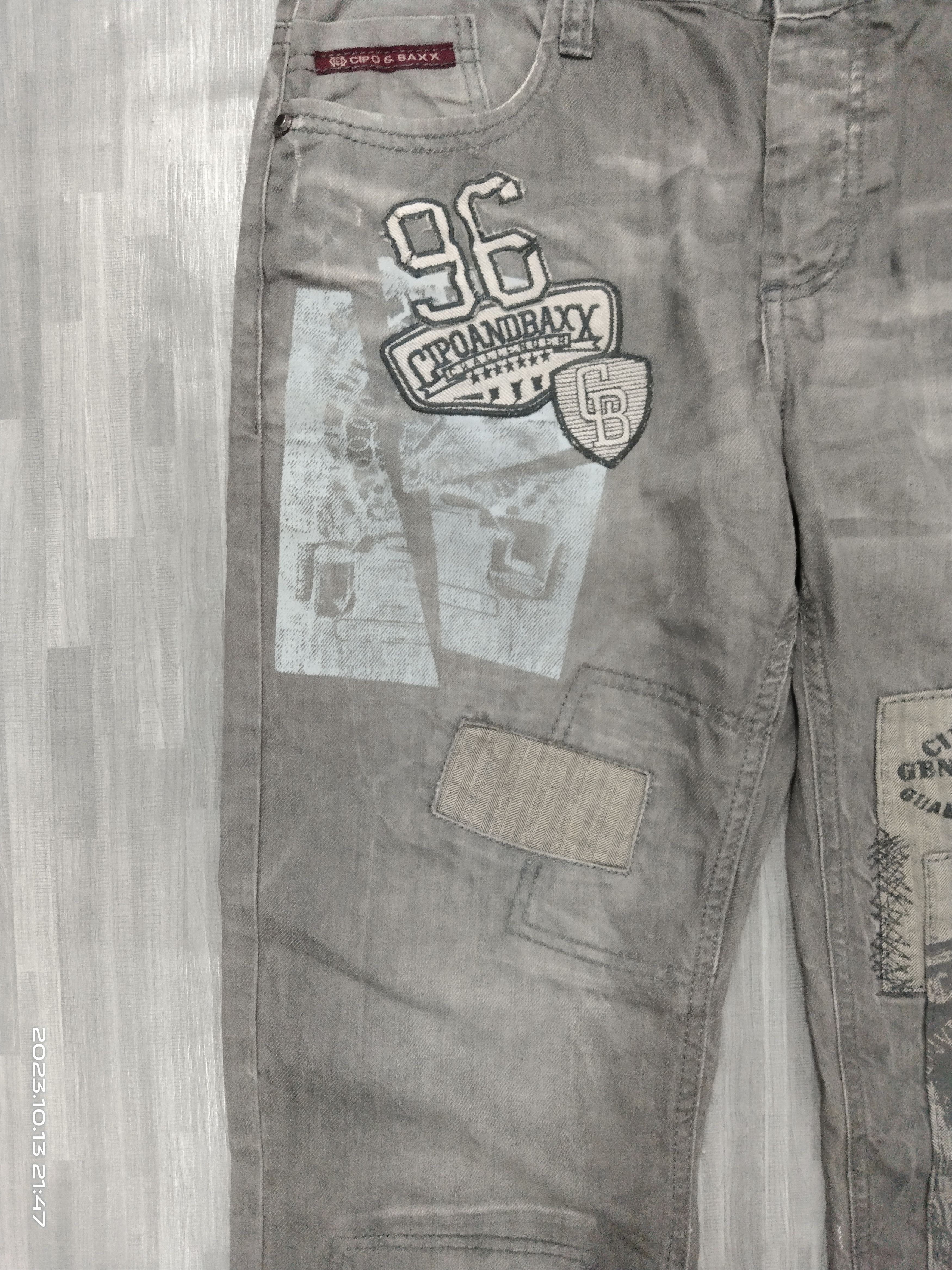 Other SICK PACTHWORK CIPO&BAXX DENIM PANTS Size US 33 - 3 Thumbnail