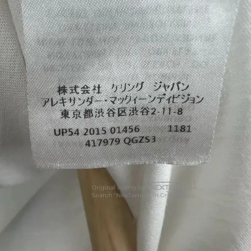 Alexander McQueen Alexander McQueen Men's White Cotton T-Shirt . Size US M / EU 48-50 / 2 - 5 Thumbnail
