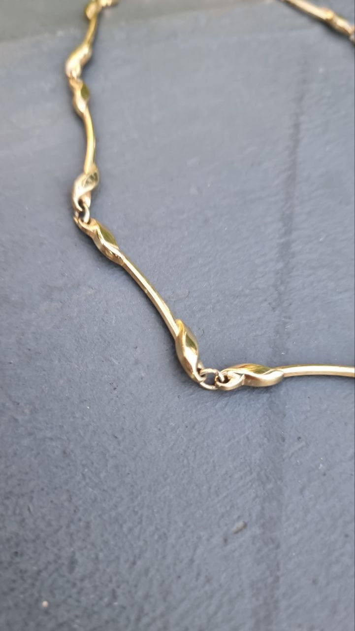 Dior Vintage Gold-Plated Necklace w/ Dior-Style Engraving, 70s–80 Size ONE SIZE - 5 Thumbnail