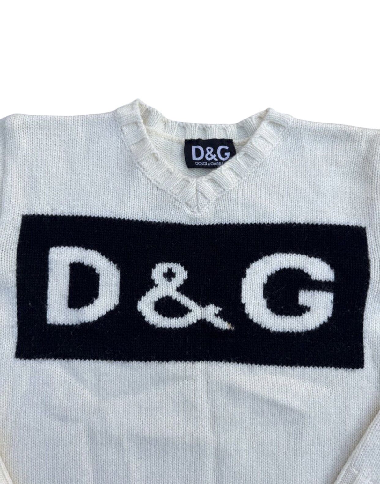 Dolce & Gabbana Vintage Dolce & Gabbana Spellout Knitwear Size S / US 4 / IT 40 - 3 Thumbnail