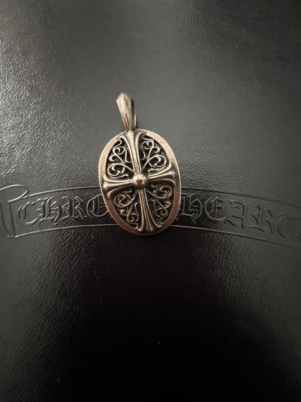 Chrome Hearts Chrome Hearts Classic Oval Pendant 925 Silver Size ONE SIZE - 1 Thumbnail