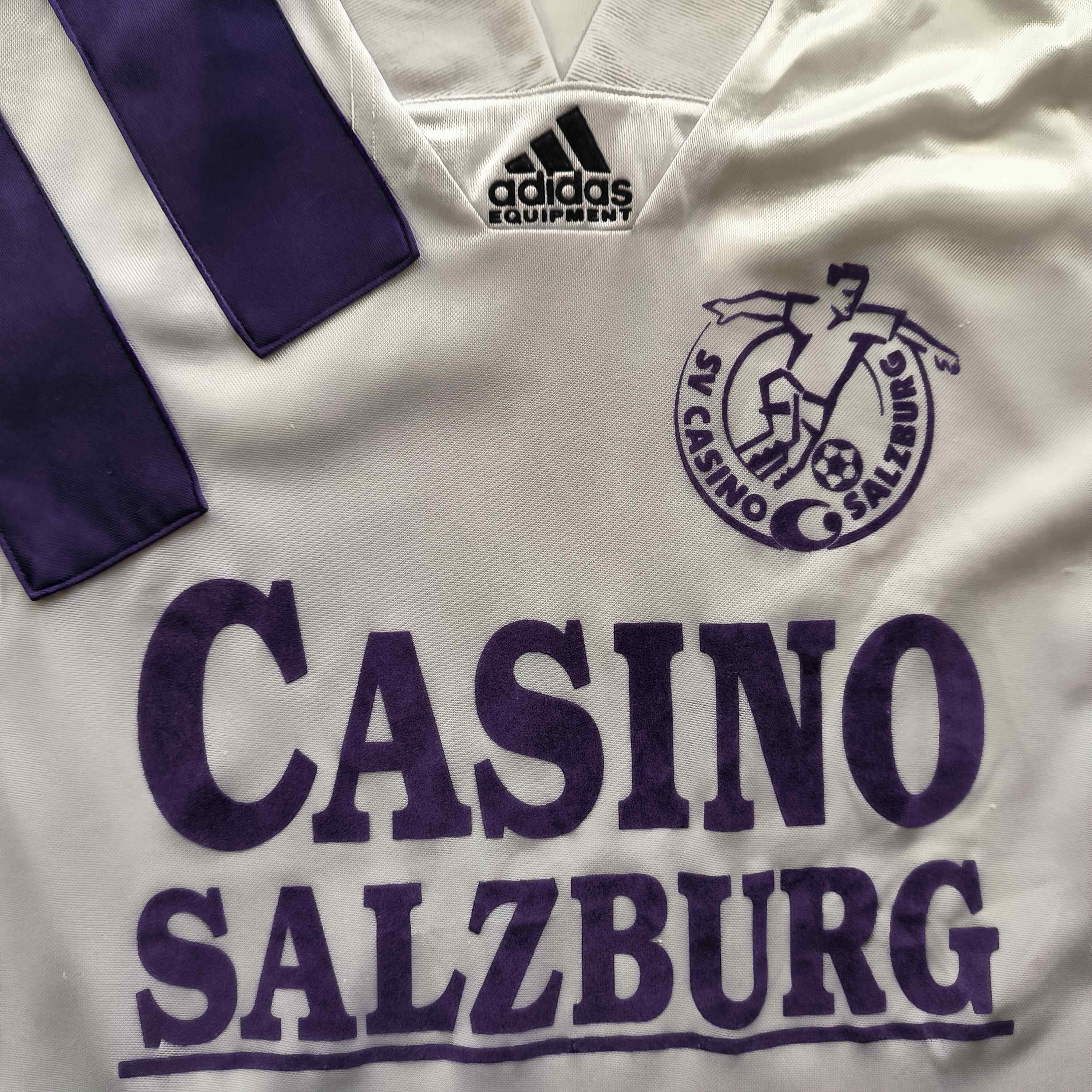 Adidas Casino Salzburg 1994-95 Adidas home football jersey size S Size US S / EU 44-46 / 1 - 4 Thumbnail