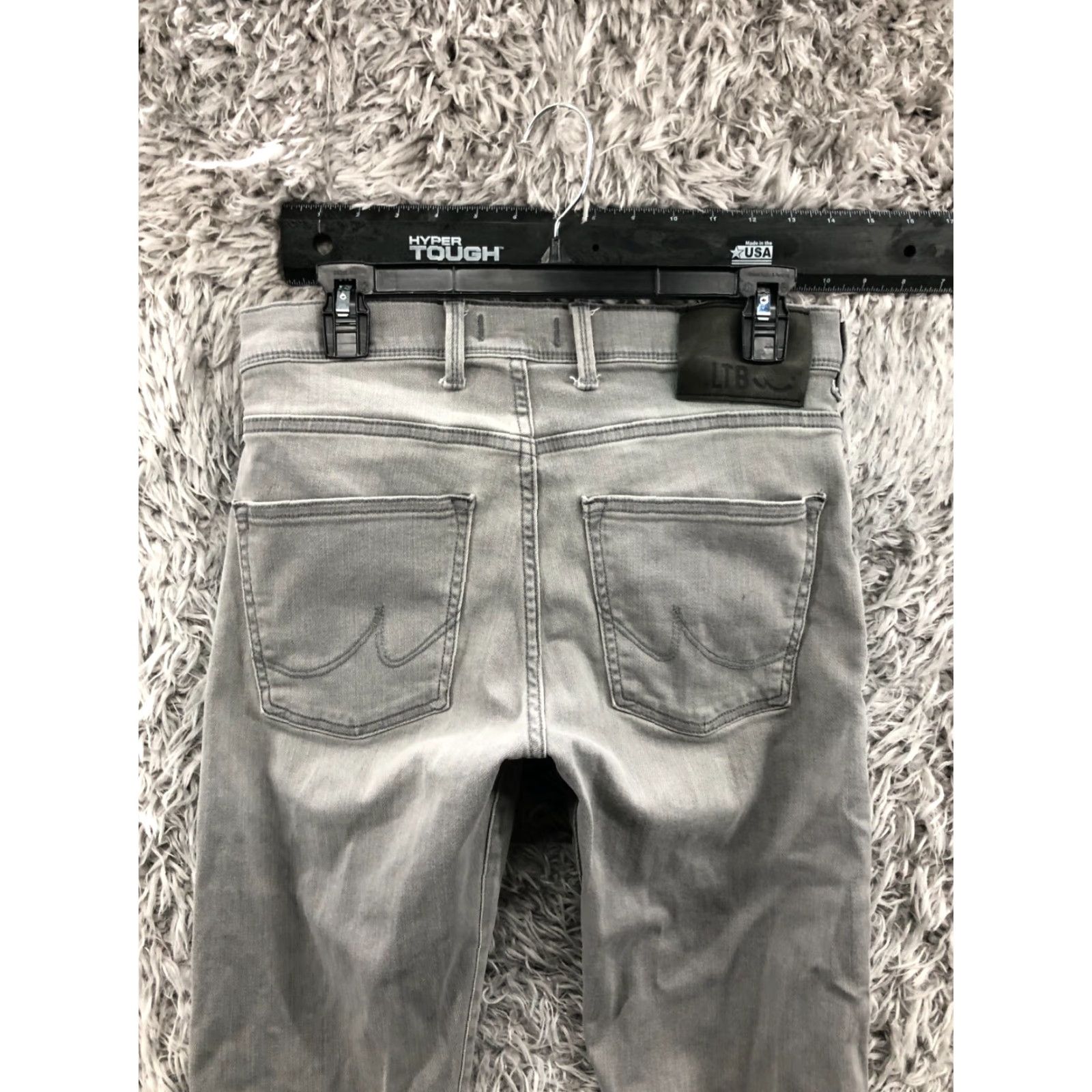 Vintage LTB Jeans Gray Size 30 Mens Regular 5-Pocket Denim Skinny City Size US 30 / EU 46 - 7 Thumbnail