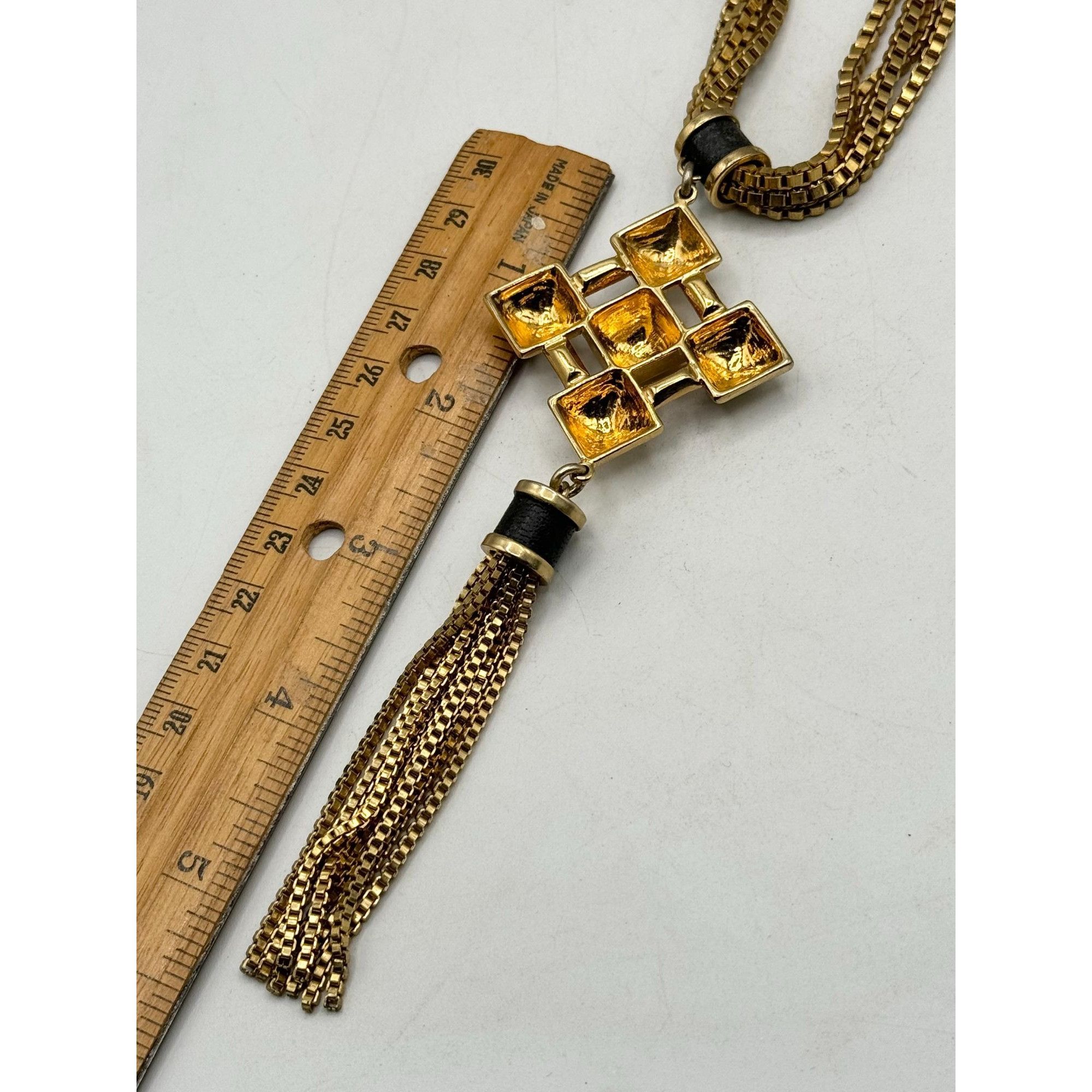 Vince Camuto Vince Camuto Chain Tassel Pendant Necklace Size ONE SIZE - 6 Thumbnail