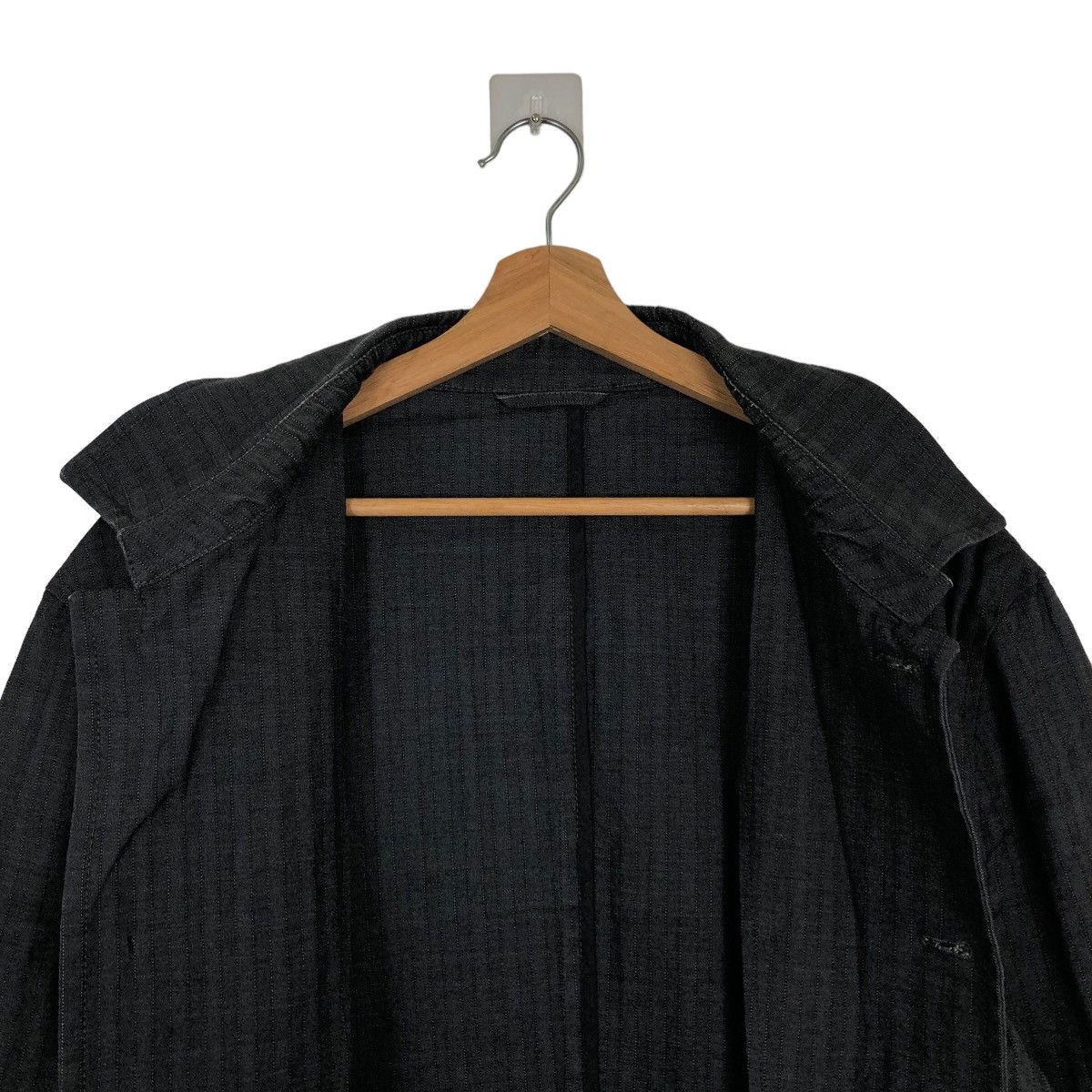 Japanese Brand 🔥VINTAGE HIKORY CHORE JACKET CK JAPAN ISSEY MIYAKE Size US L / EU 52-54 / 3 - 9 Thumbnail