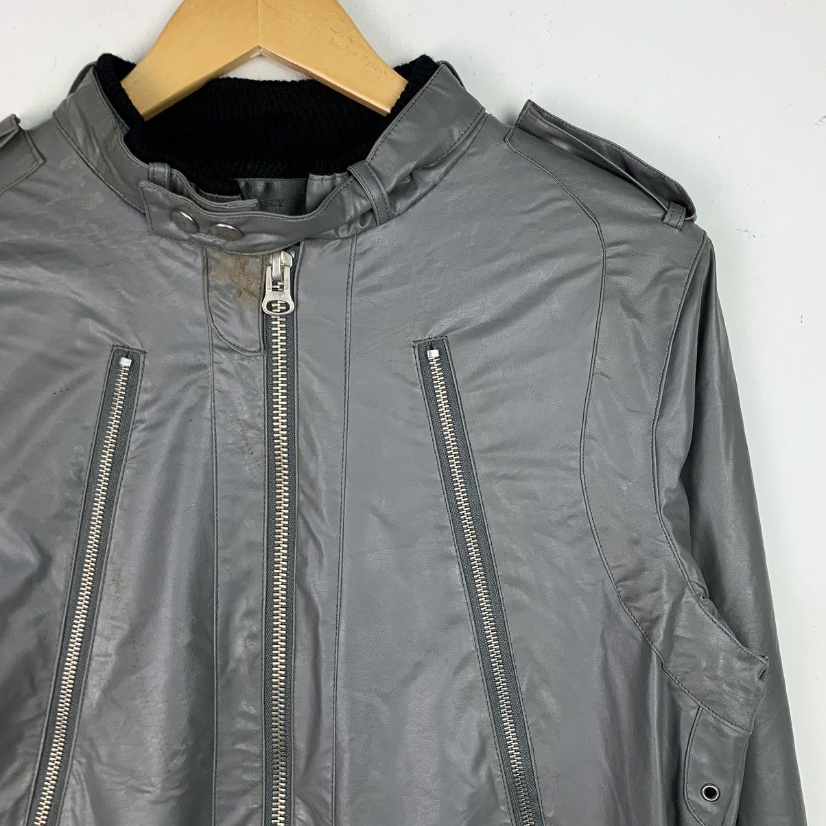 Vintage Vintage Lucy Zip Up Bomber Jacket Size US L / EU 52-54 / 3 - 3 Thumbnail