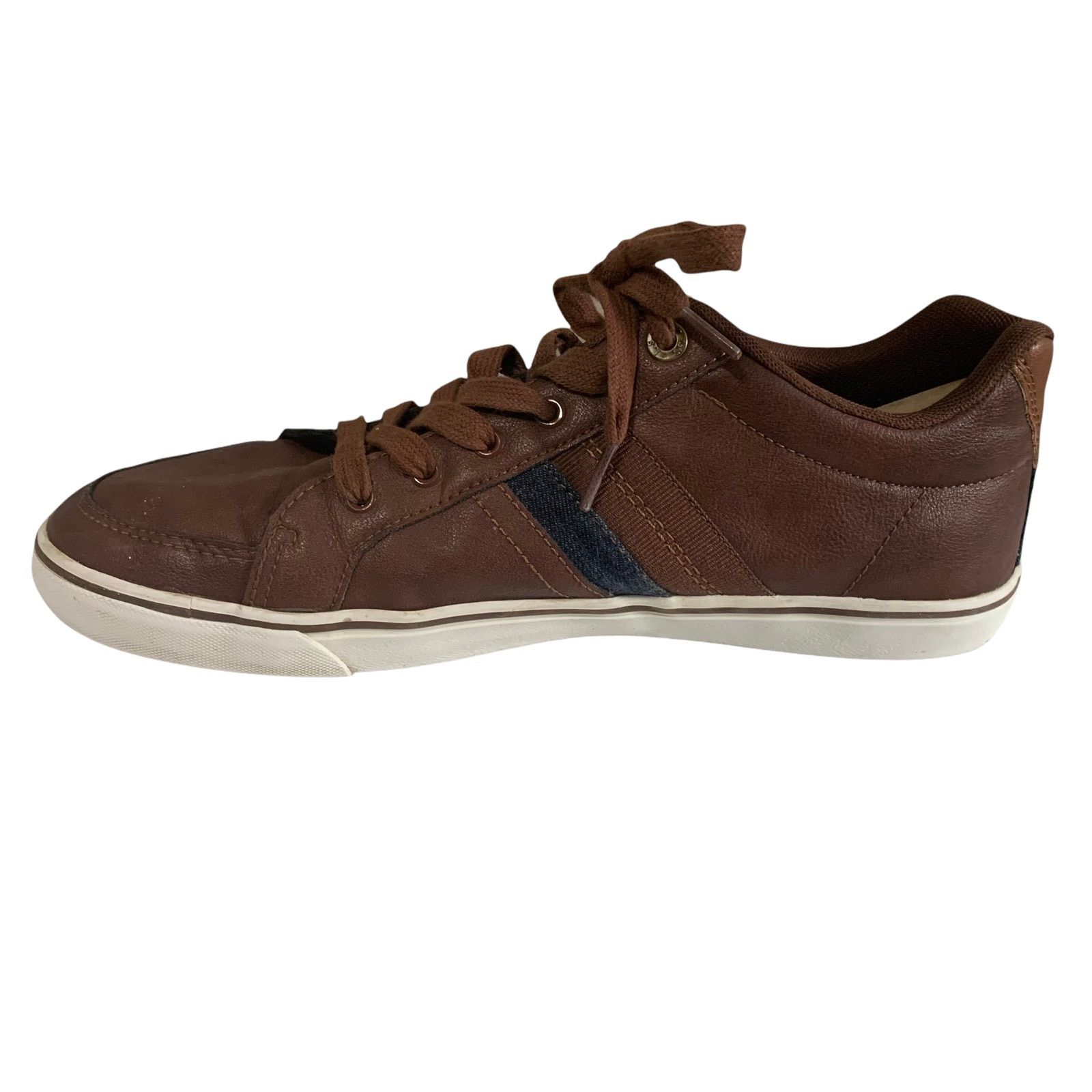 Levi's Levi's Turner Nappa Brown Classic Sneakers 11 Faux Leather Size US 11 / EU 44 - 2 Thumbnail