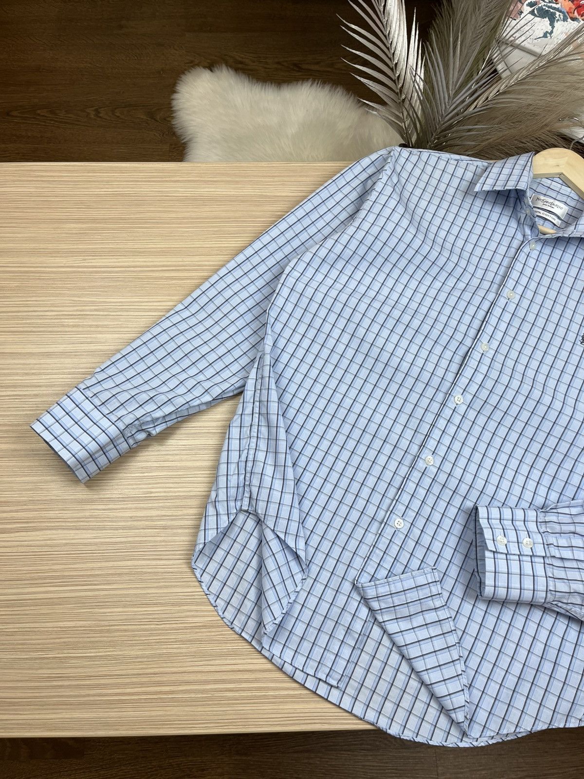 Vintage × Yves Saint Laurent Very crazy Vintage YSL Shirt Size US M / EU 48-50 / 2 - 5 Thumbnail
