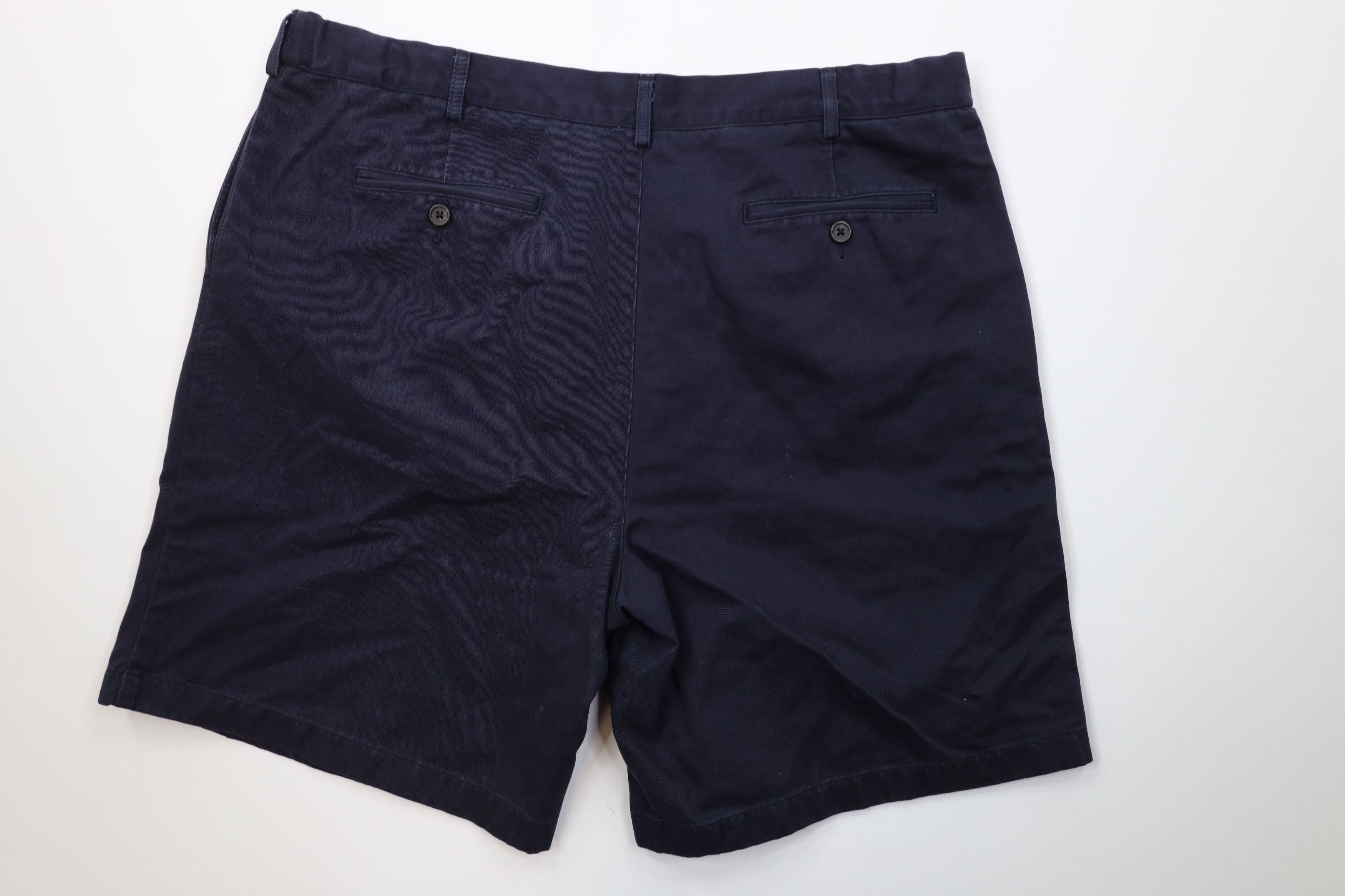 Lands' End Vintage Lands End Faded Traditional Fit Chino Shorts Blue Size US 40 / EU 56 - 9 Thumbnail