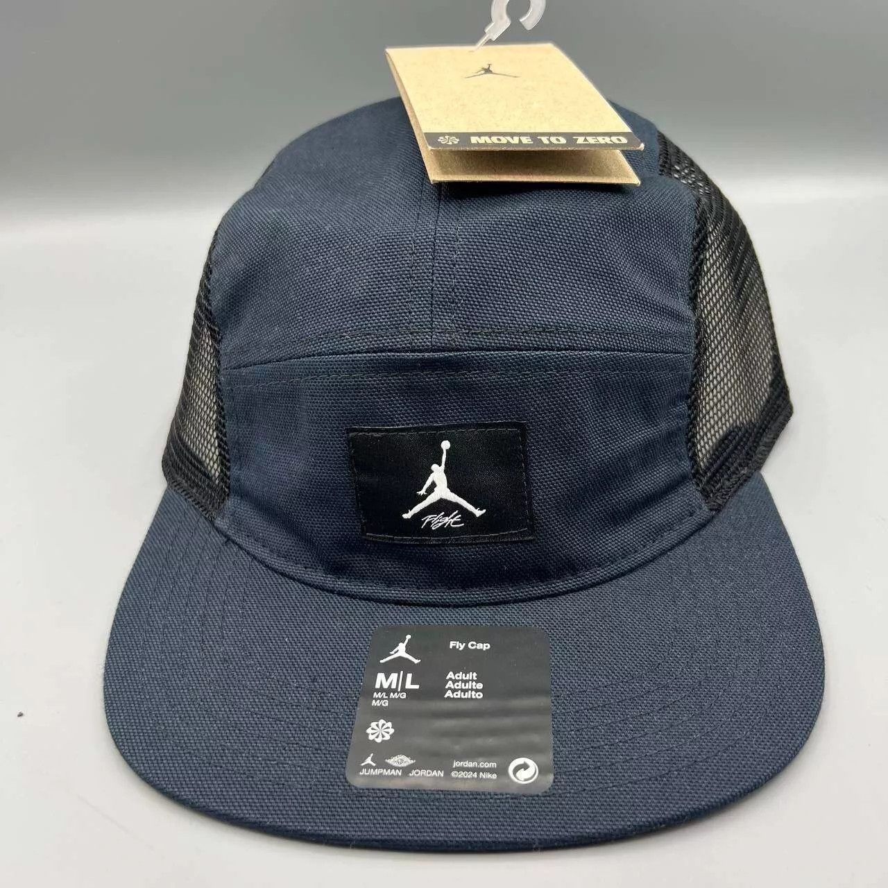 Jordan Brand Air Jordan 5 Panel Hat Men Jumpman Strap Back Fly Cap M-L Size ONE SIZE - 1 Thumbnail