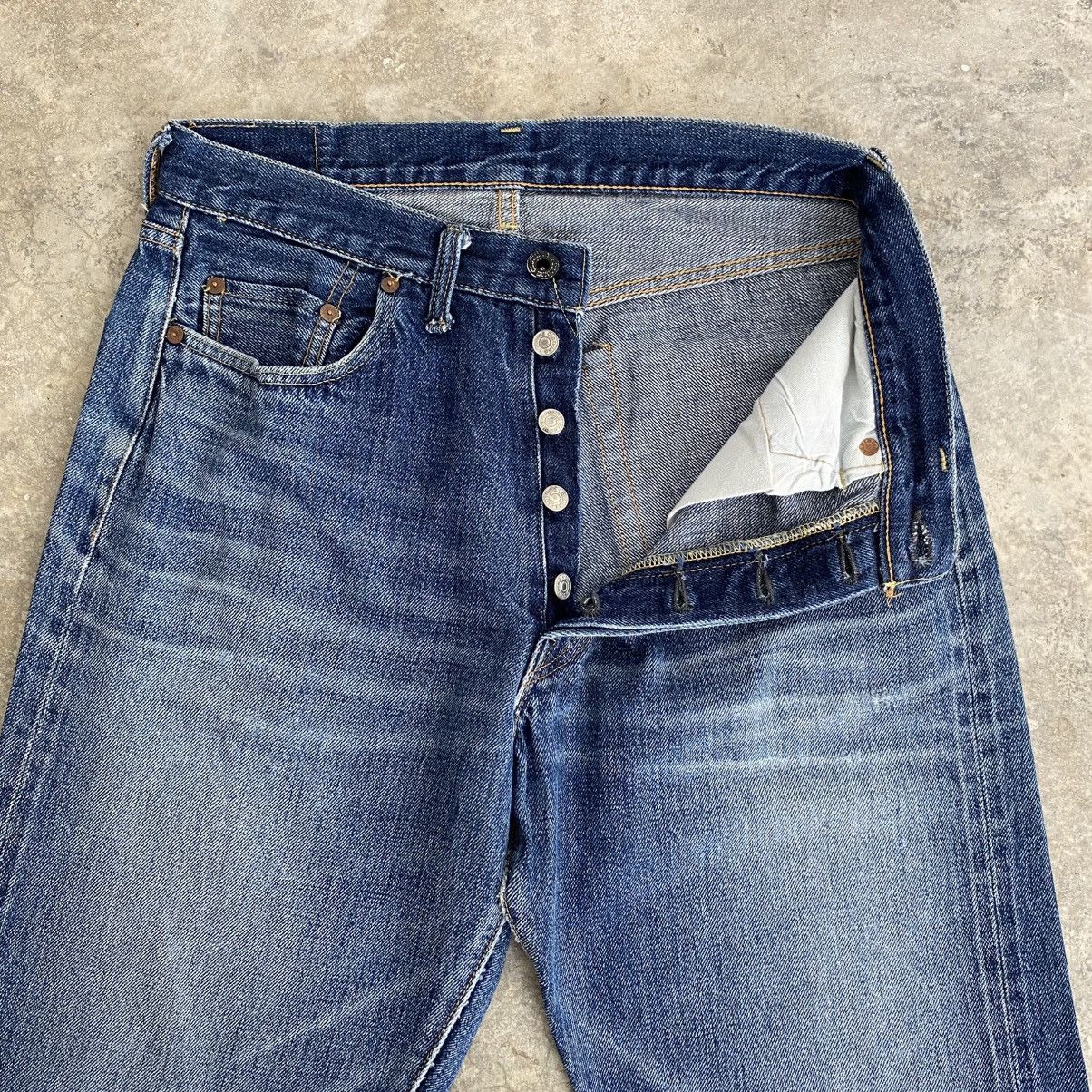 Denime Vintage 90’s Denime Japan Faded Blue Selvedge Jeans Size US 30 / EU 46 - 7 Thumbnail