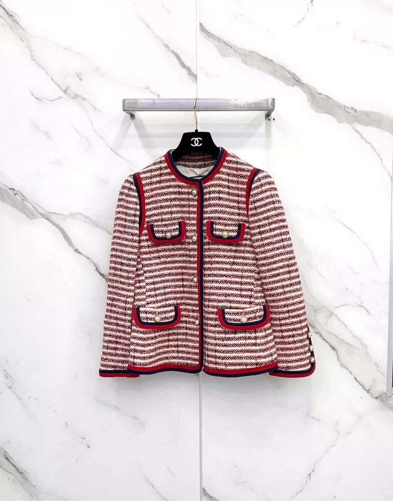 Gucci Gucci Red Striped Jacket Set Outfit- DMC Size US M / EU 48-50 / 2 - 1 Thumbnail