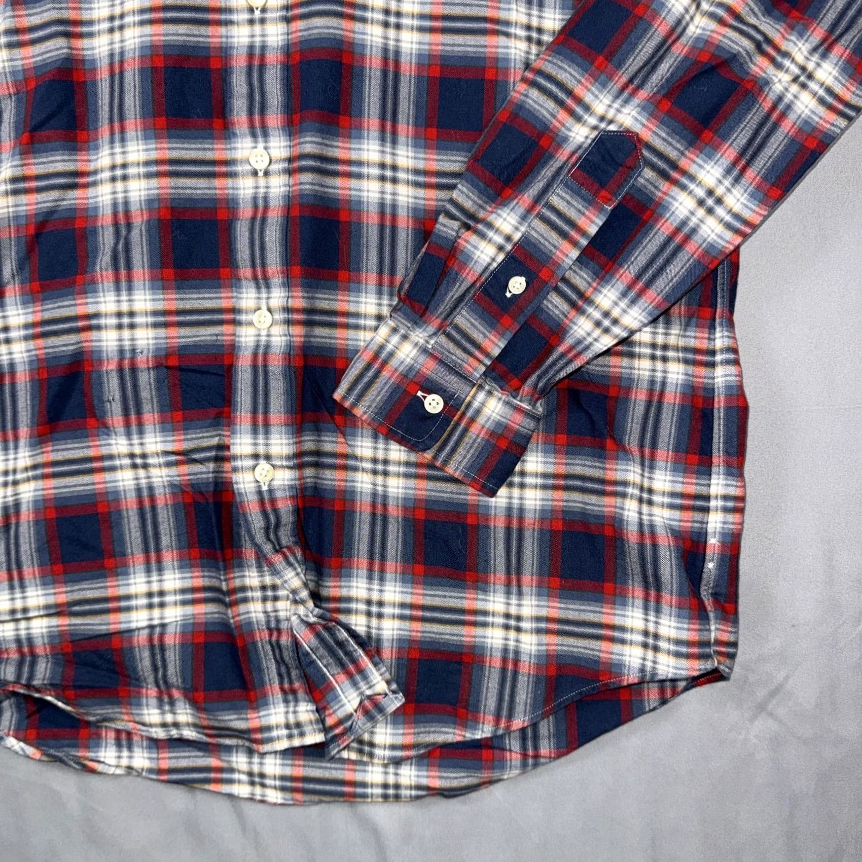 Ralph Lauren Ralph Lauren Shirt Mens M Blue Plaid Cotton Button Front Long Sleeve Casual Size US M / EU 48-50 / 2 - 4 Thumbnail