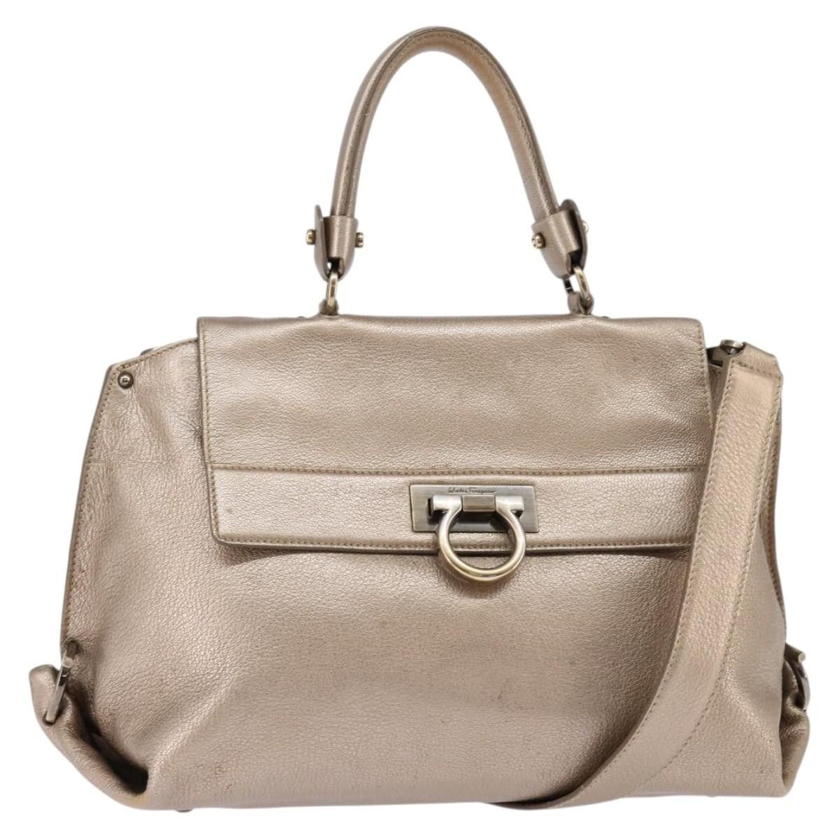 Salvatore Ferragamo Salvatore Ferragamo Sofia Satchel Leather Size ONE SIZE - 1 Thumbnail