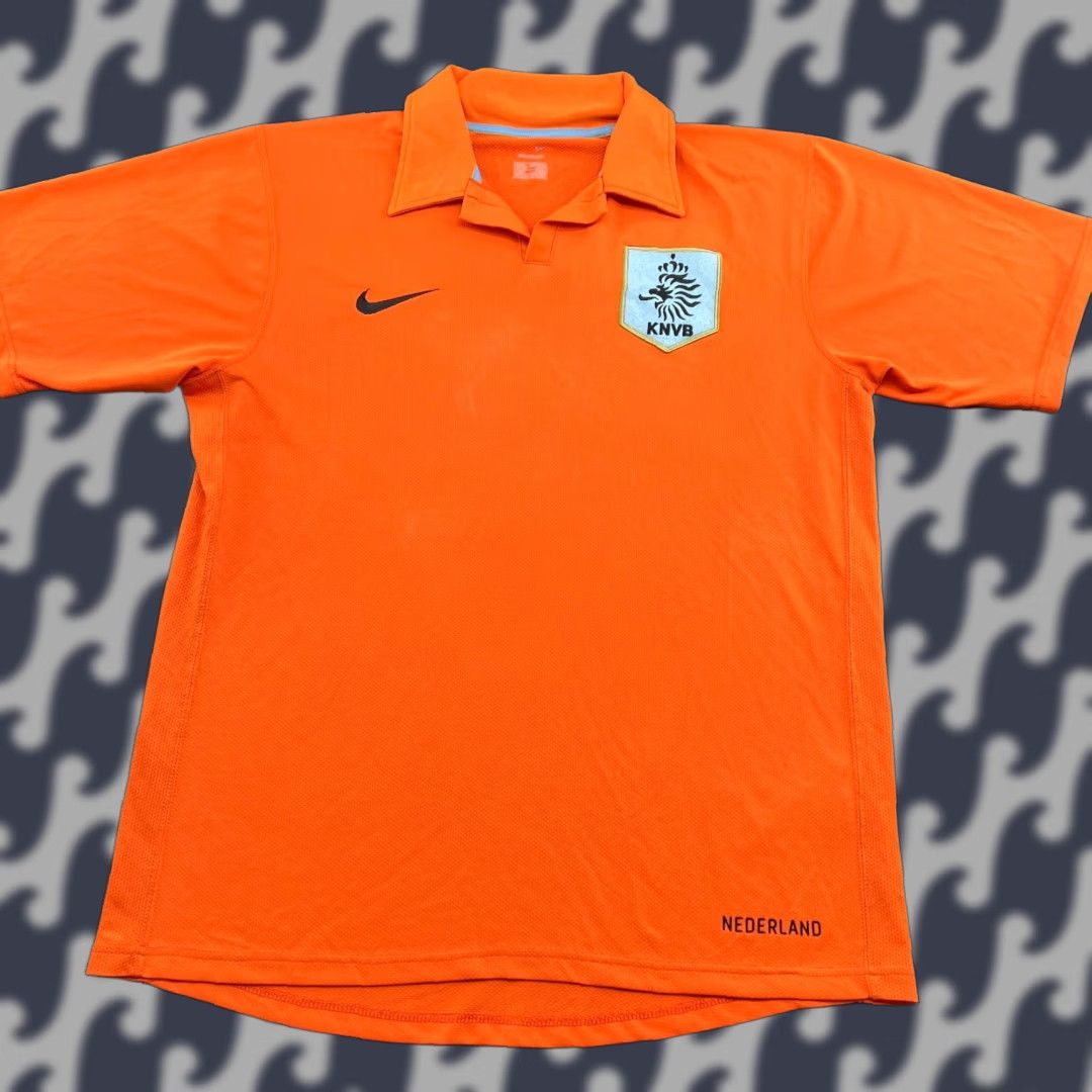 Adidas Nike Shirt Netherlands 2006 2007 2008 Home Football Mens Medium Orange Jersey T-Shirt Athletic Quick Dry Size US M / EU 48-50 / 2 - 1 Thumbnail