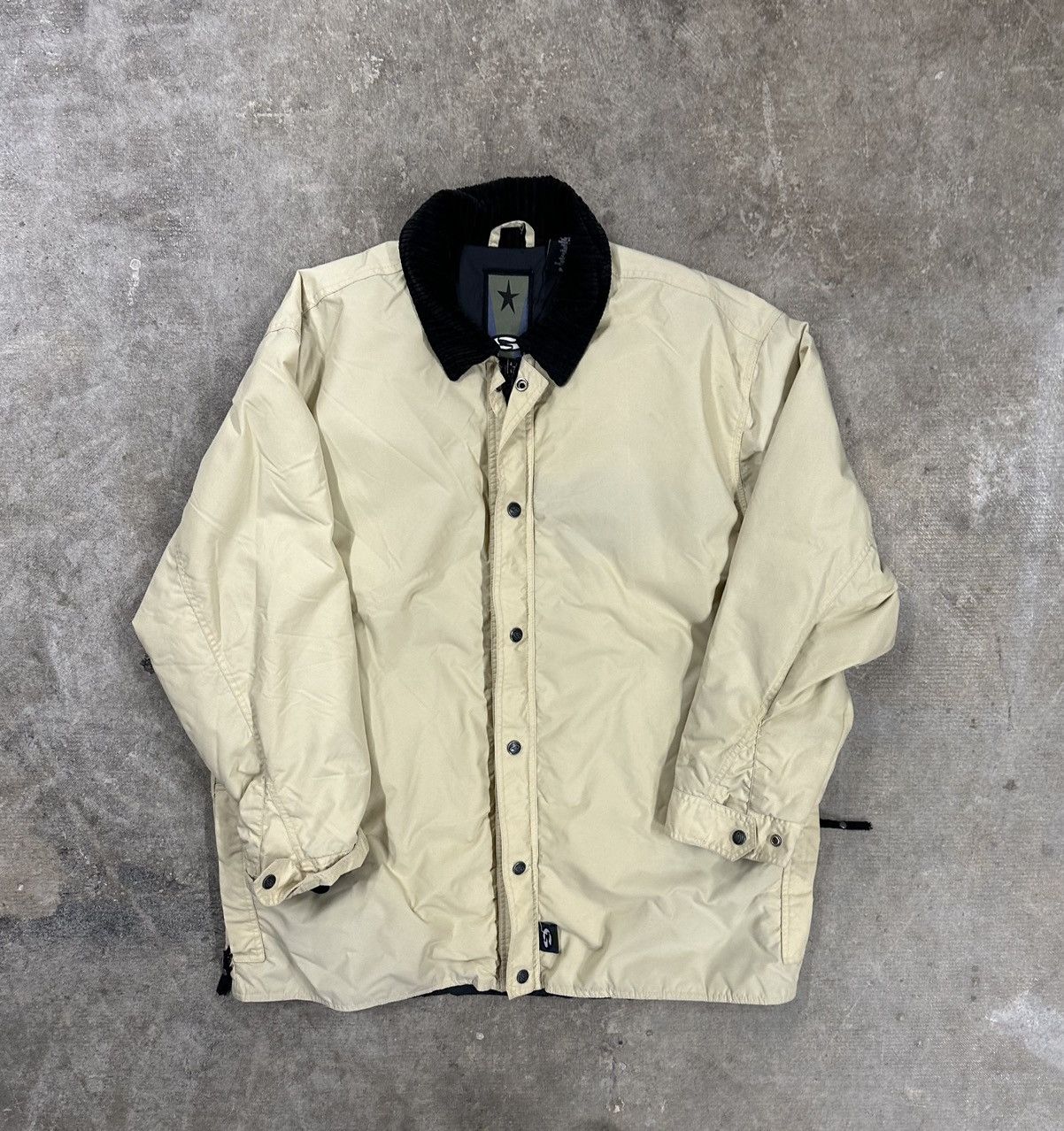 Gotcha Vintage 90s Gotcha Snowgear Corduroy Trench Chore Jacket Size US XL / EU 56 / 4 - 1 Thumbnail