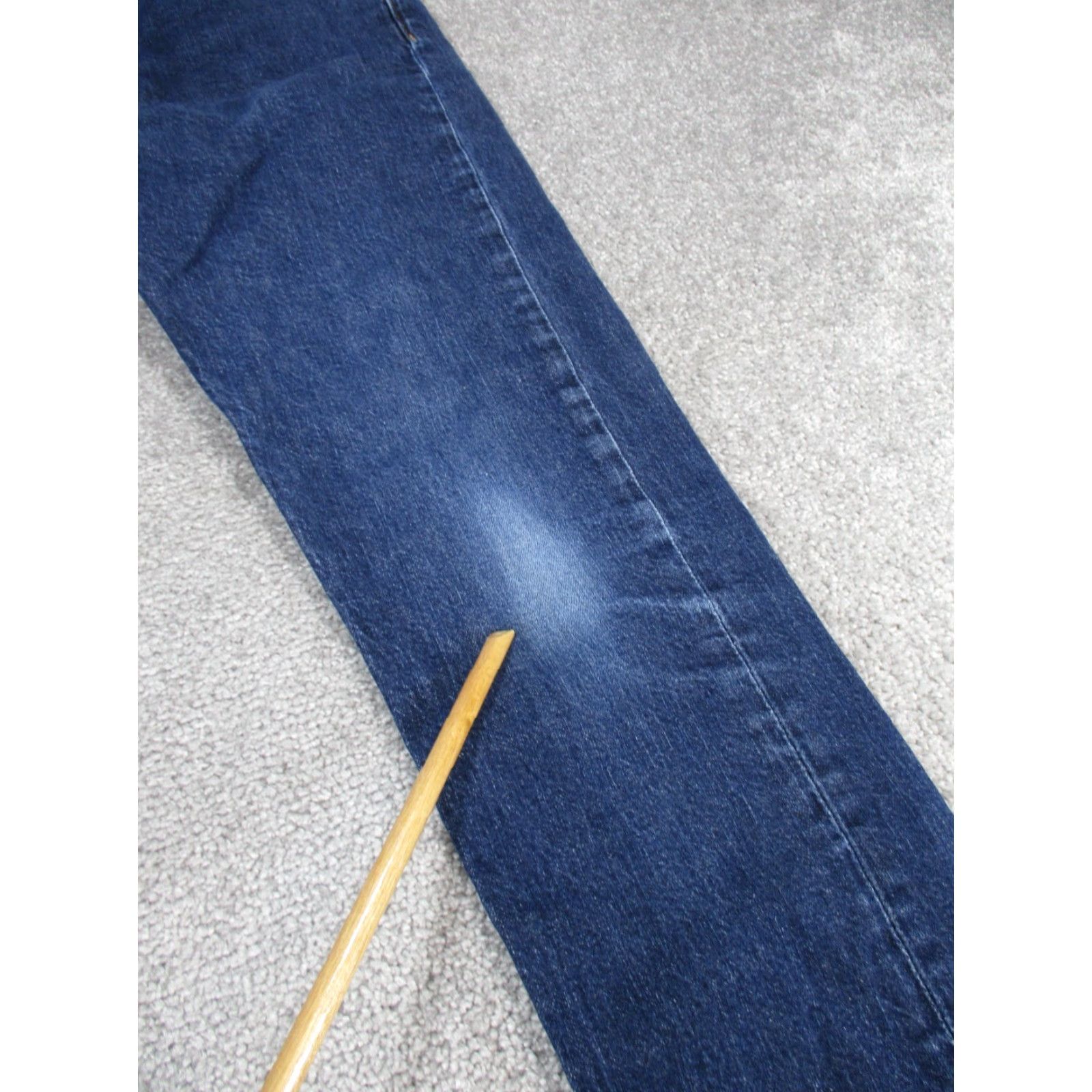 Bonobos Bonobos Jeans Mens 33 Dark Wash Denim Tailored Fit 33X30 * Solid Zip Dark Denim Bonobos Jeans 33 Regular Men XS? Size US 33 - 3 Thumbnail