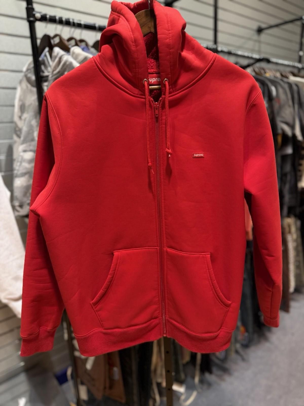 Supreme SUPREME Gore Windstopper Zip Up Sweatshirt RED Medium 2019 Size US M / EU 48-50 / 2 - 3 Thumbnail