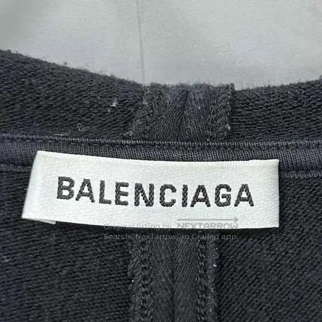 Balenciaga Balenciaga Black Small Logo Zip-Up Hooded Sweatshirt Size US M / EU 48-50 / 2 - 4 Thumbnail