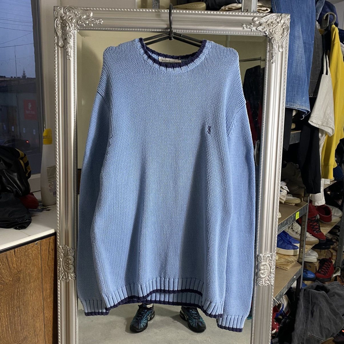 Yves Saint Laurent Vintage Ysl sweater Yves Saint Laurent sweatshirt Size US XL / EU 56 / 4 - 1 Thumbnail