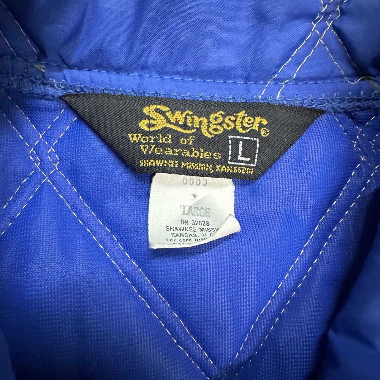 Swingster × Vintage Vintage 80s Swingster Michelin Man Quilted Puffer Jacket Size US L / EU 52-54 / 3 - 5 Thumbnail
