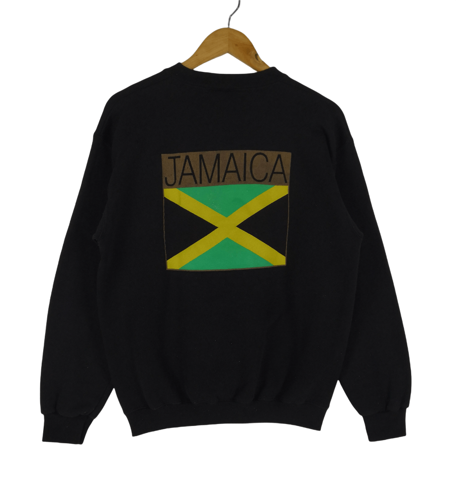 Reebok Vintage 90s Reebok Sweatshirt Big Logo Jamaica Size US M / EU 48-50 / 2 - 2 Thumbnail