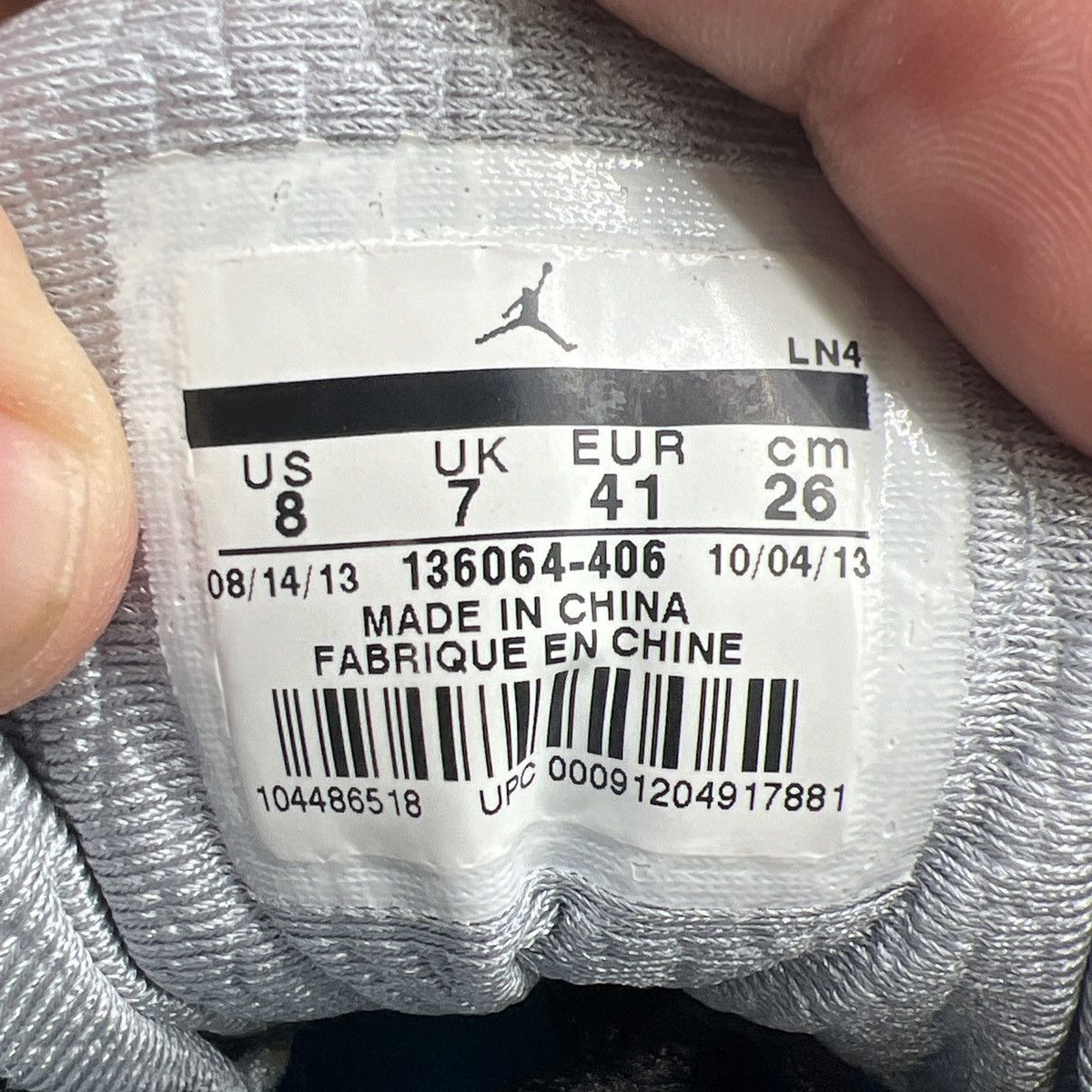 Jordan Brand Air Jordan 3 powder blue Size US 8 / EU 41 - 8 Thumbnail