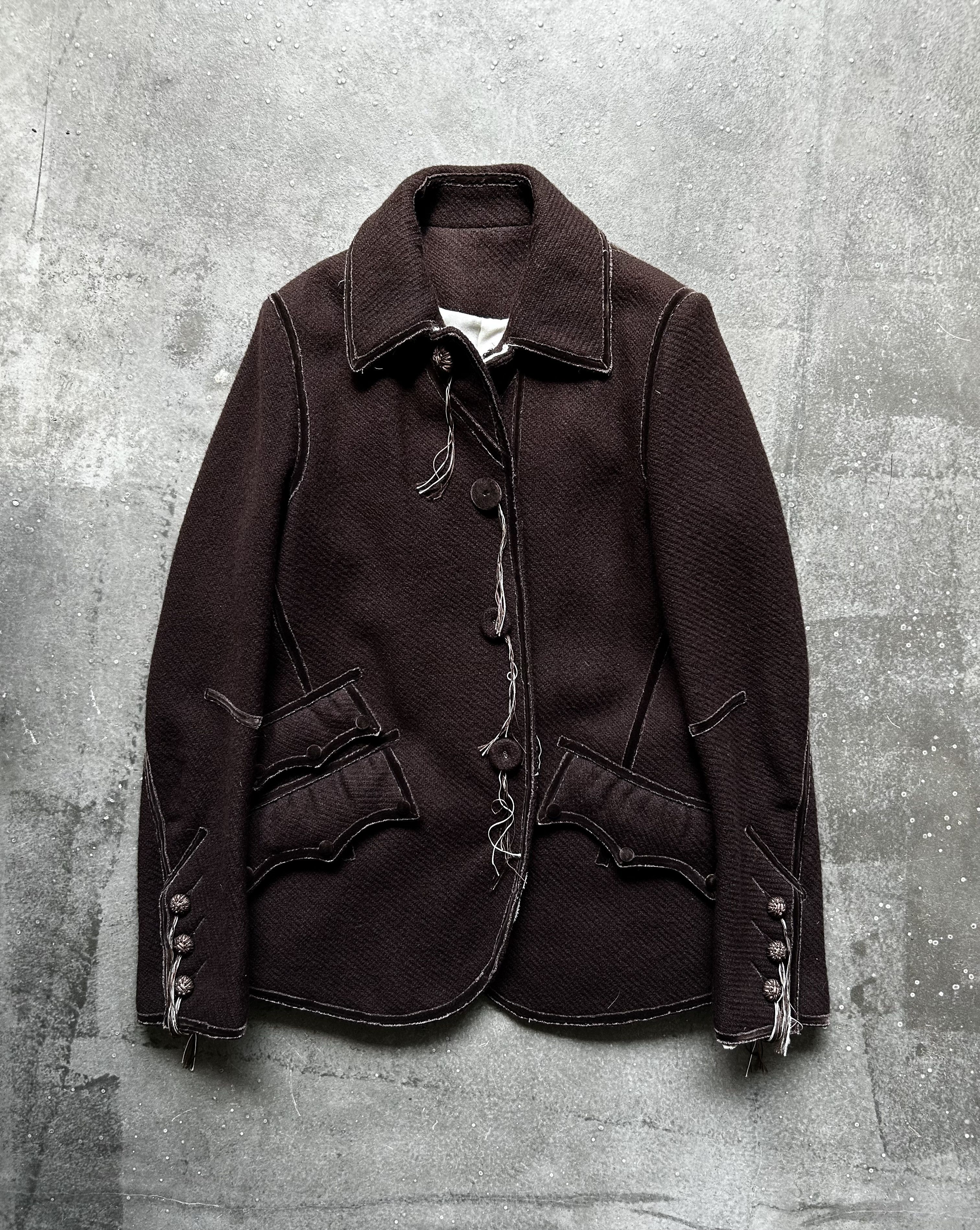 Number (N)ine Number (N)ine 09AW Wool Court Jacket Size US M / EU 48-50 / 2 - 1 Thumbnail