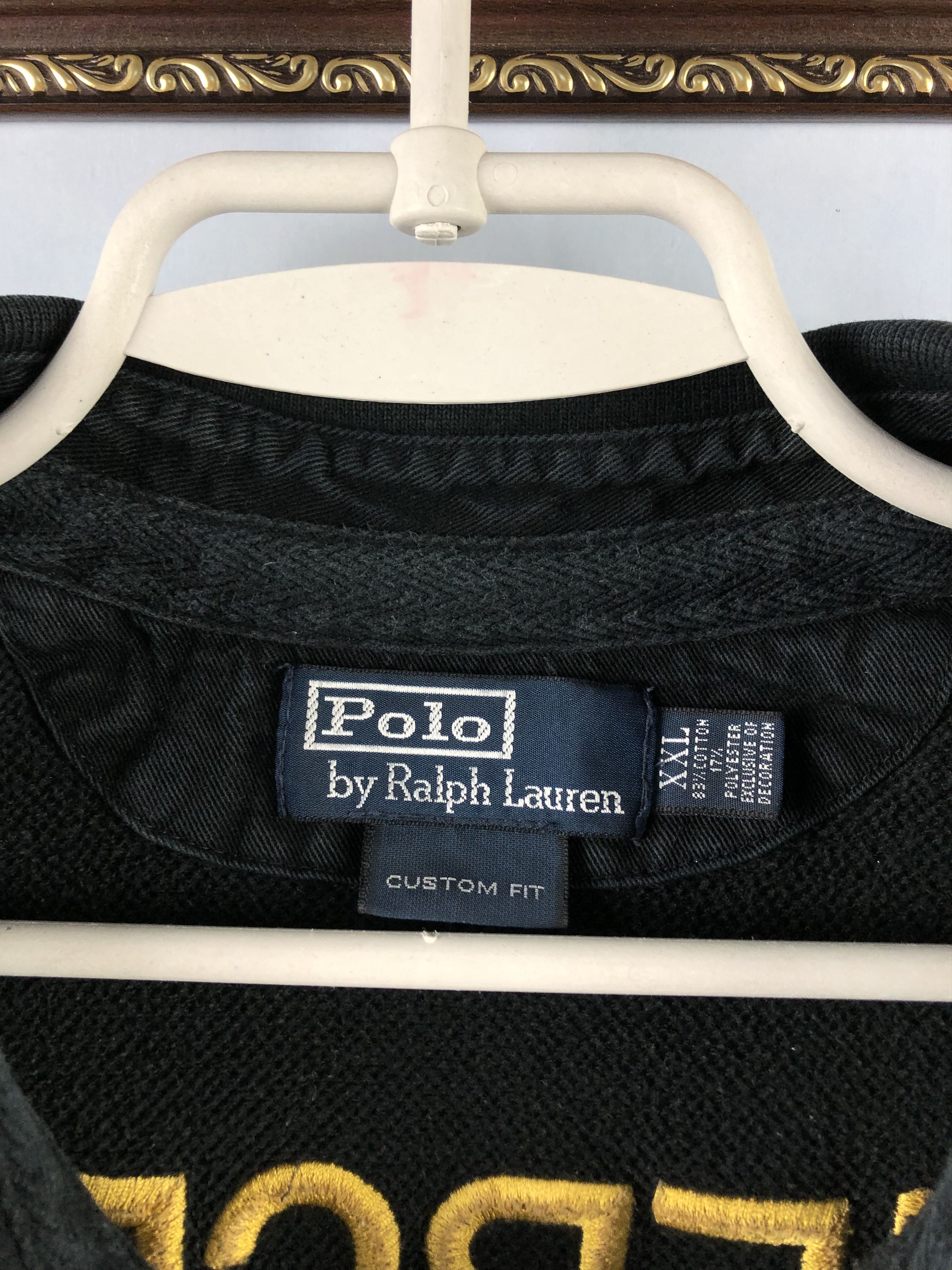 Polo Ralph Lauren Polo Ralph Lauren Shirt Black Mercer Team 3 Winter Challenge Size US XXL / EU 58 / 5 - 8 Thumbnail