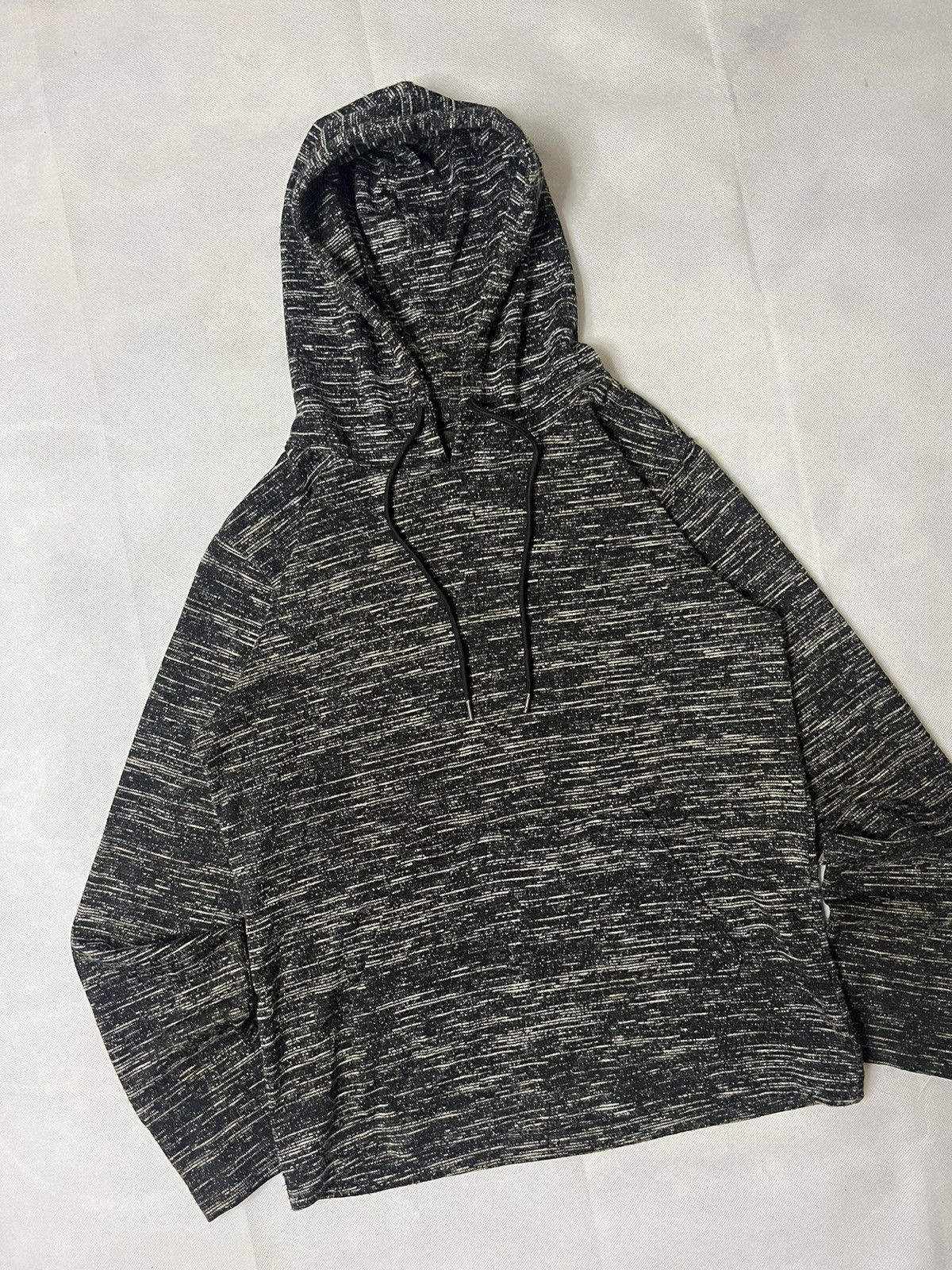 In The Attic In The Attic Heather Grey Rayon Hooded Pullover Size M / US 6-8 / IT 42-44 - 5 Thumbnail