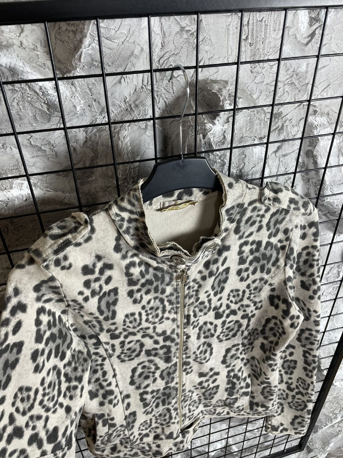 If Six Was Nine Y2K Vintage Leopard Jacket Roberto Cavalli LGB Japanese Vibe Size US S / EU 44-46 / 1 - 8 Thumbnail