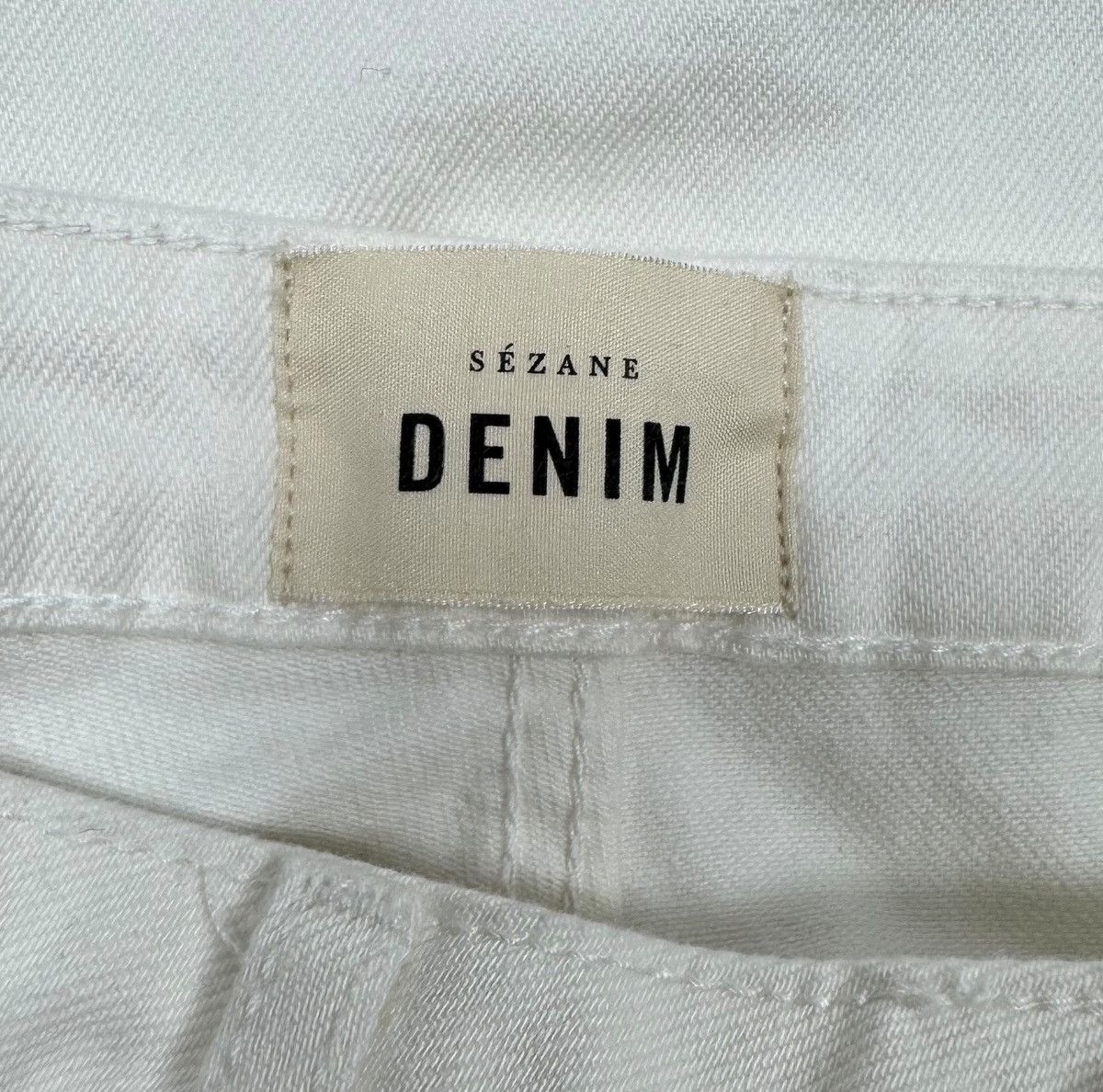 Sezane Sezane Denim Pants High Waisted Slim Jeans size 26 Size 26" / US 2 / IT 38 - 12 Thumbnail