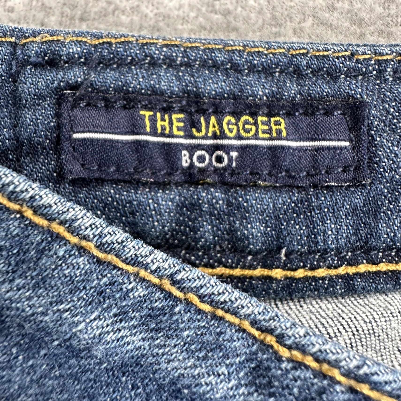 Vintage VIGOSS The Jagger Boot jeans Womens 24 Blue Bootcut Stretch Denim Shirt? Size 42" / US 20 - 4 Thumbnail
