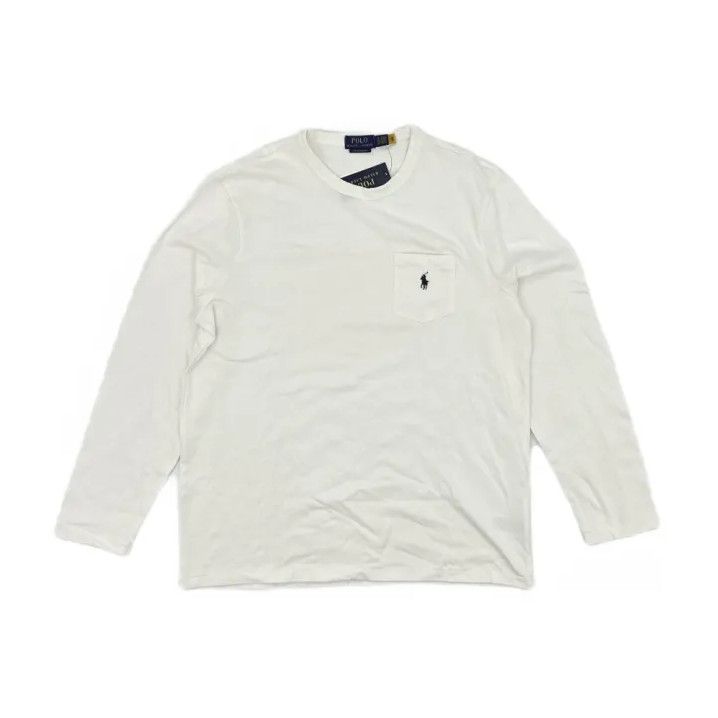 Polo Ralph Lauren Polo Ralph Lauren White Long-Sleeve T-Shirt Size US M / EU 48-50 / 2 - 1 Thumbnail