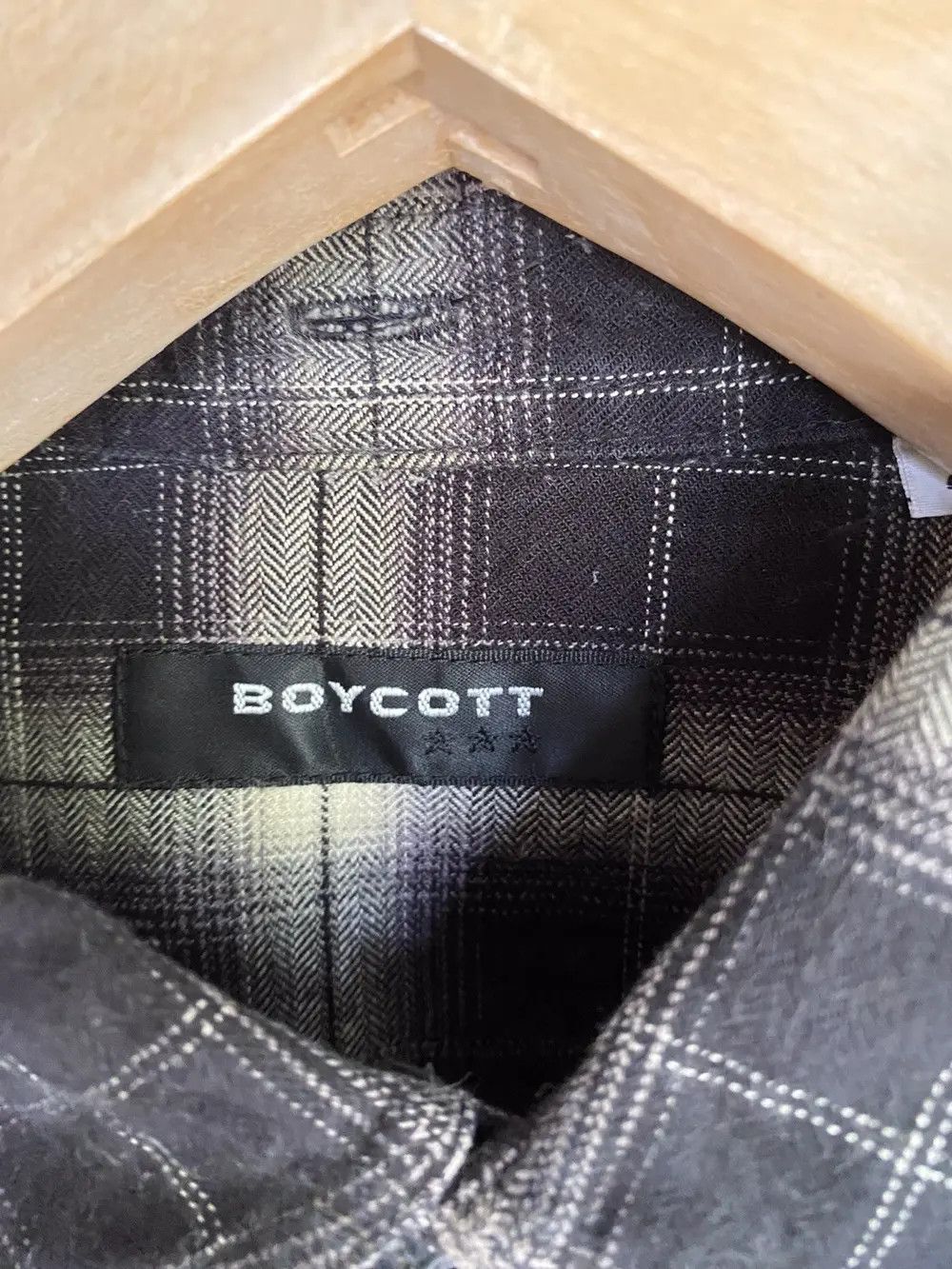 Boycott Vintage Boycott Plaid Tartan Flannel Shirt Button Up Size US S / EU 44-46 / 1 - 5 Thumbnail