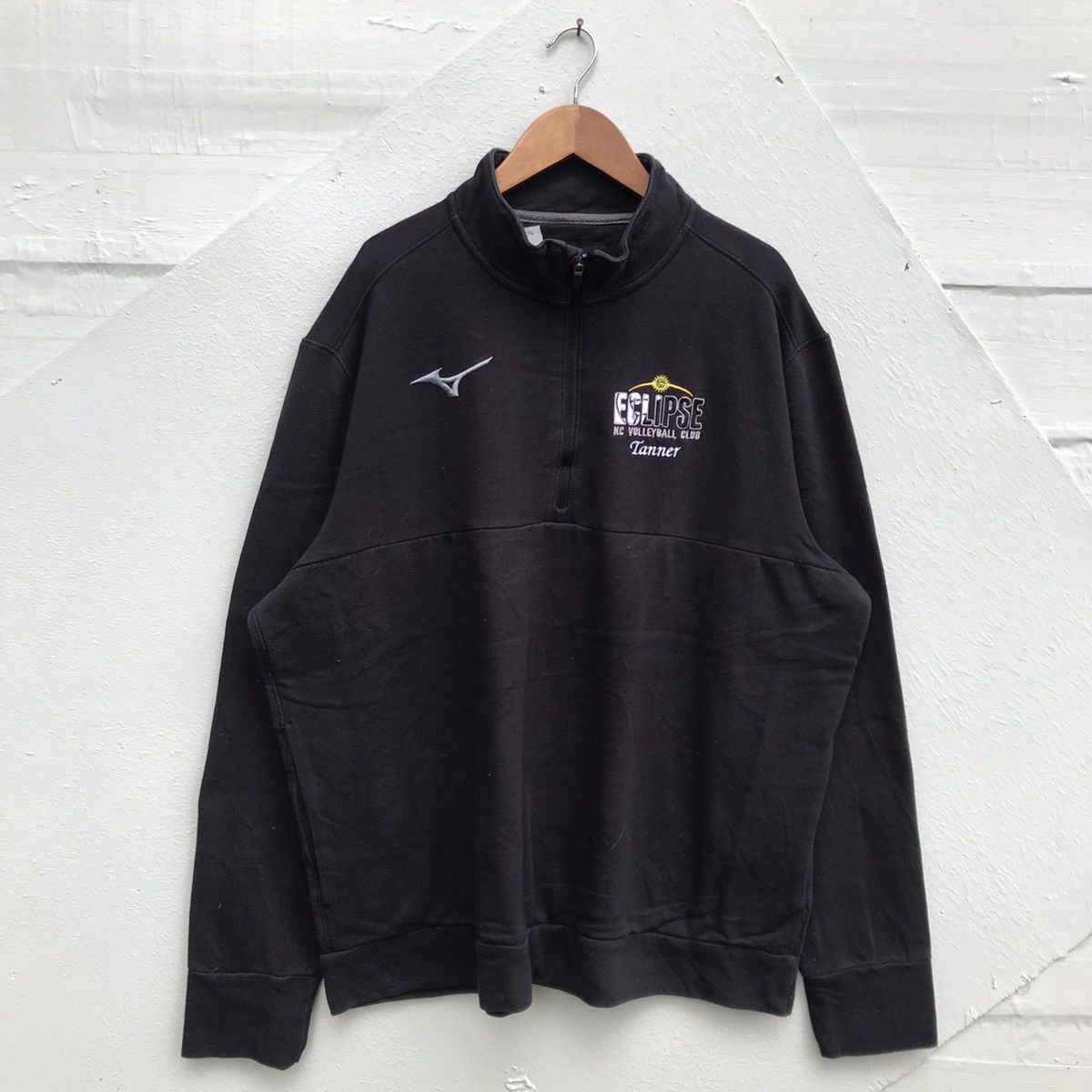 Mizuno Mizuno Eclipse volleyball sweater half zipper Size US XL / EU 56 / 4 - 1 Thumbnail