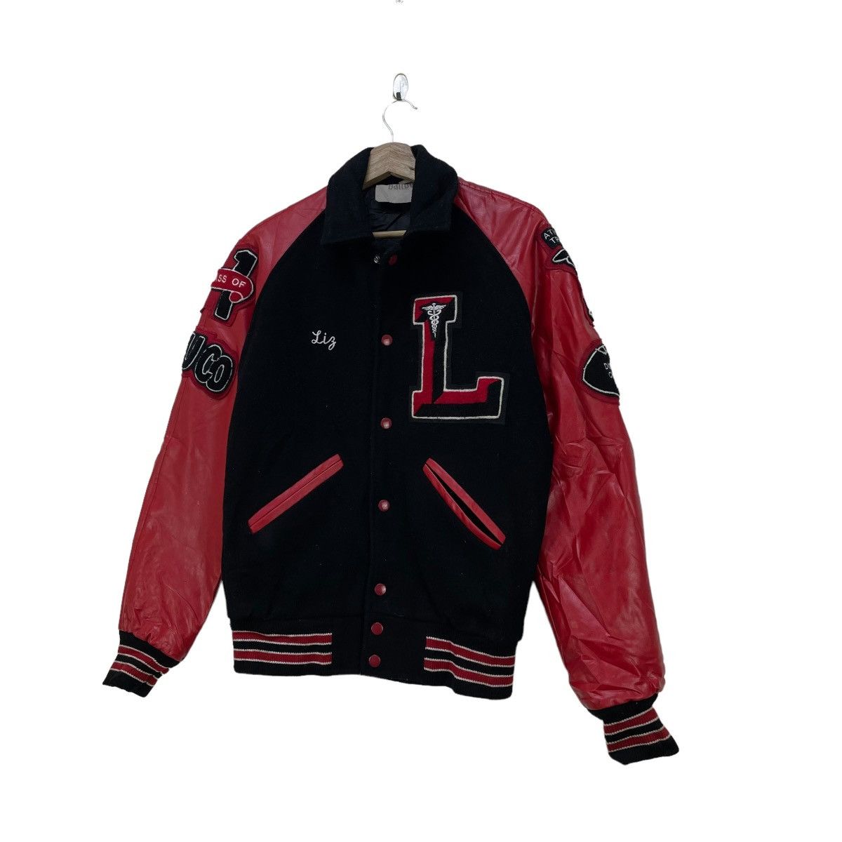 Other Vtg Barfour Hernandes RedHawks Varsity Letterman Jacket Size US XS / EU 42 / 0 - 2 Thumbnail