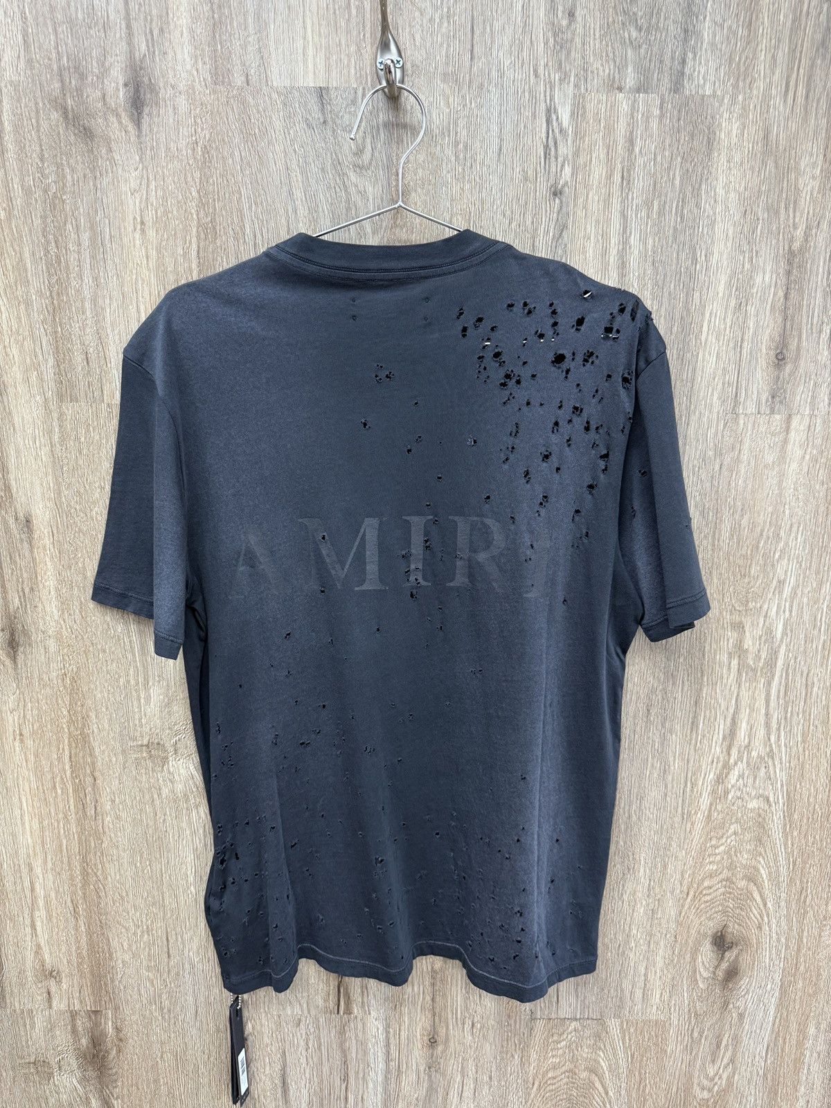 Amiri Amiri Black Shotgun Short Sleeve Size US S / EU 44-46 / 1 - 6 Thumbnail