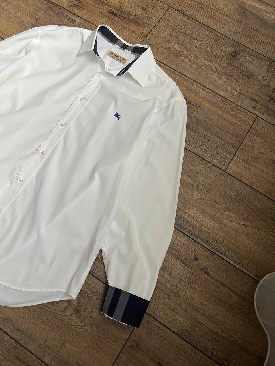 Burberry Burberry White Shirt Size US L / EU 52-54 / 3 - 2 Thumbnail