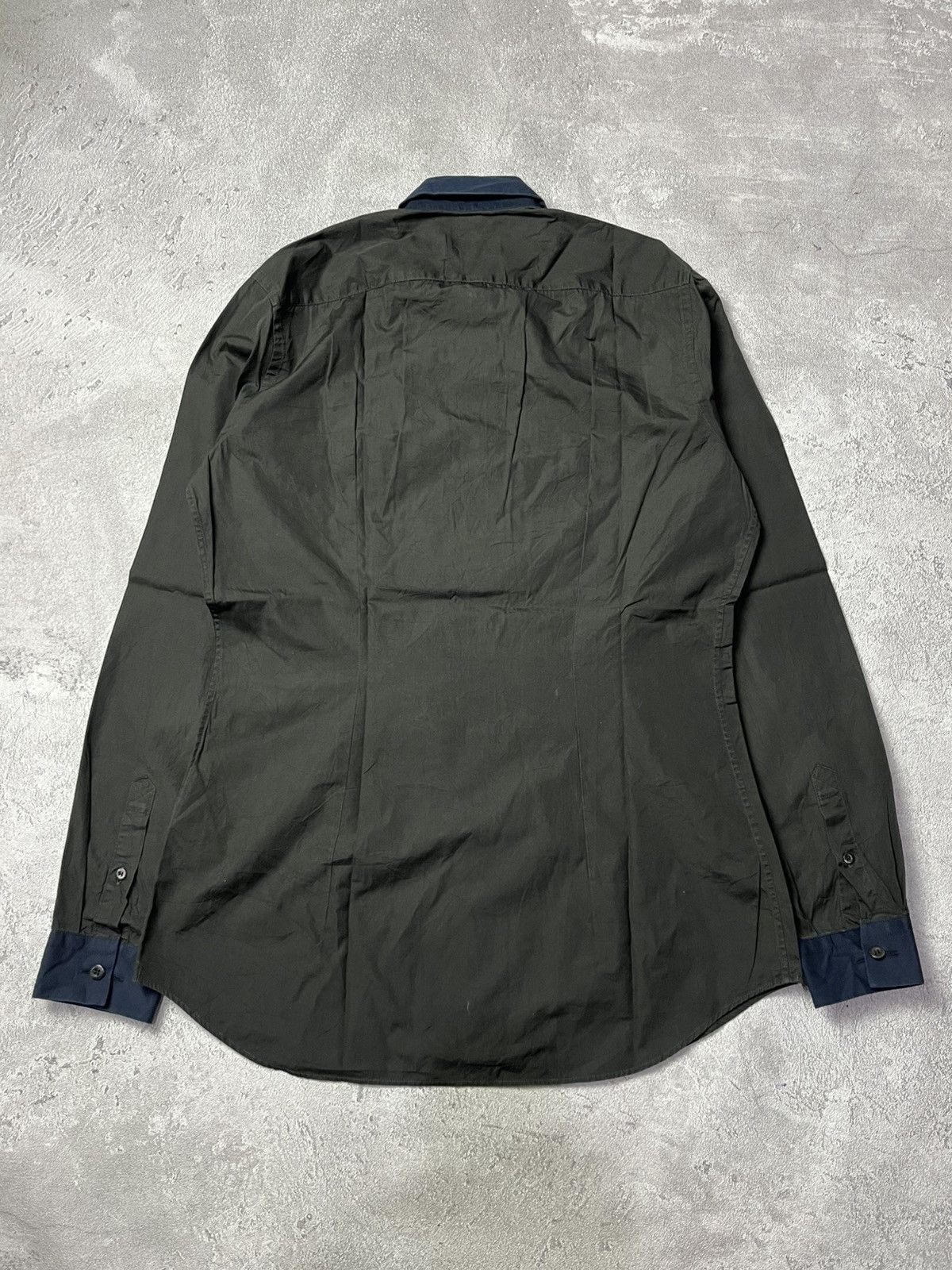 Prada Prada Milano Button Up Olive / Navy Size US M / EU 48-50 / 2 - 4 Thumbnail