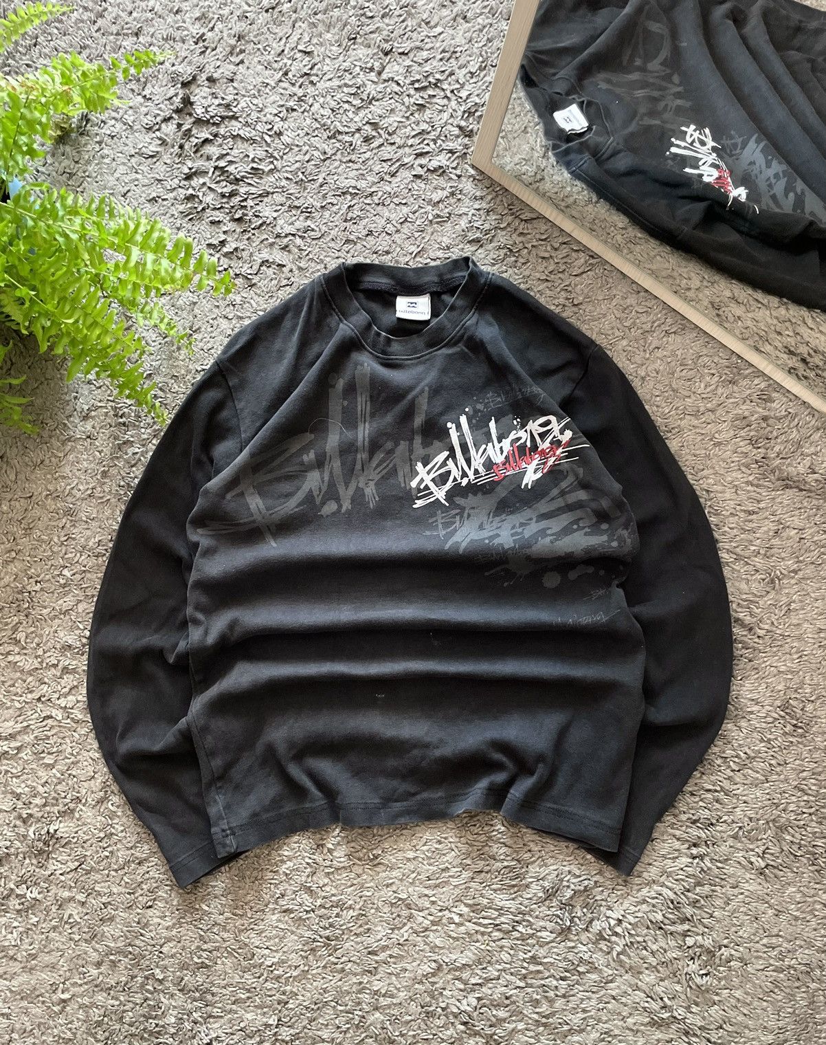 Billabong × Vintage Billabong Sweatshirt Streetwear Vintage Sk8 Archive 00s Rare Size US S / EU 44-46 / 1 - 1 Thumbnail