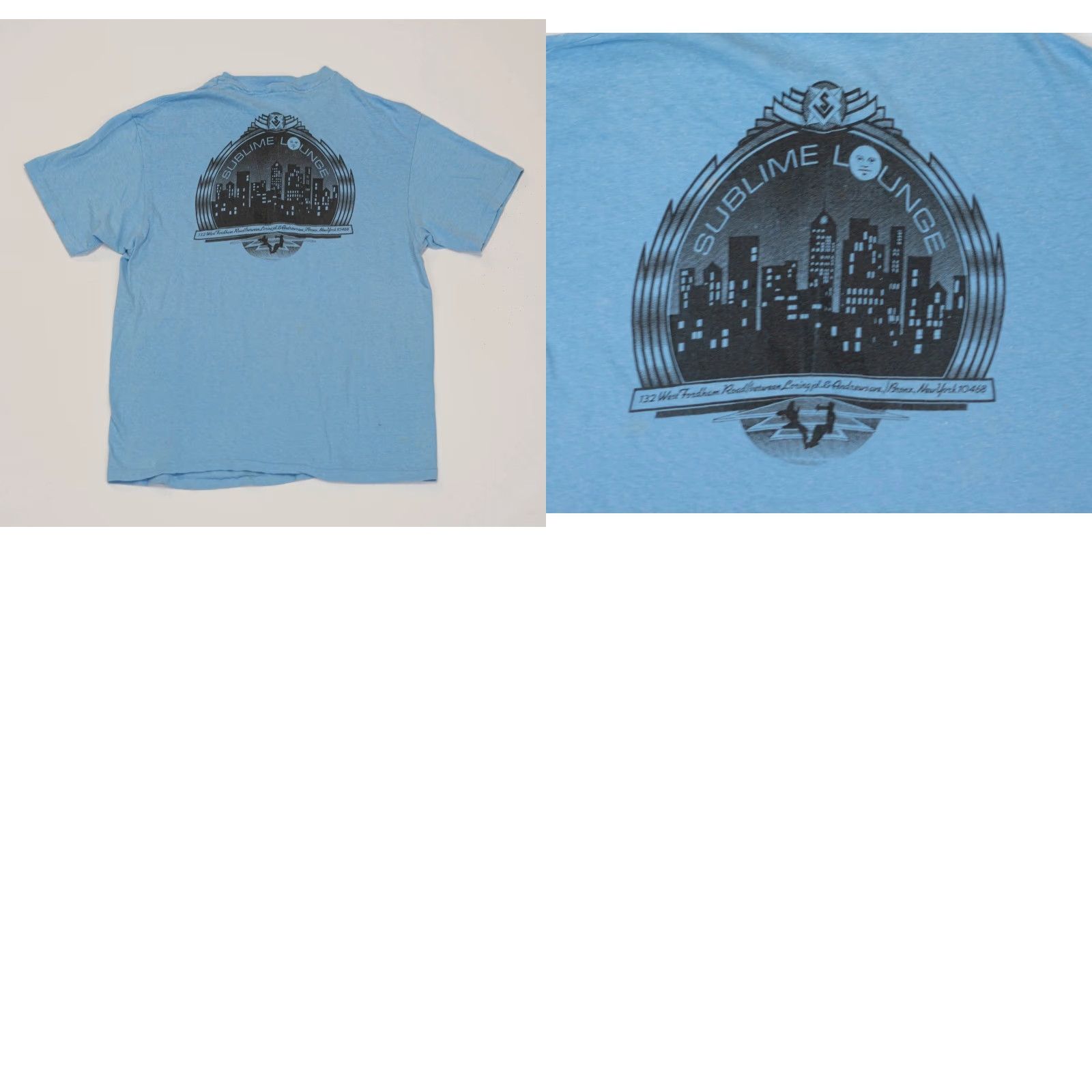 Sugar VINTAGE Sugar Hill Gang Rappers Delight The First Rap Tee Shirt blue 70s VTG Single Stitch 19.5 26 Size US L / EU 52-54 / 3 - 8 Thumbnail