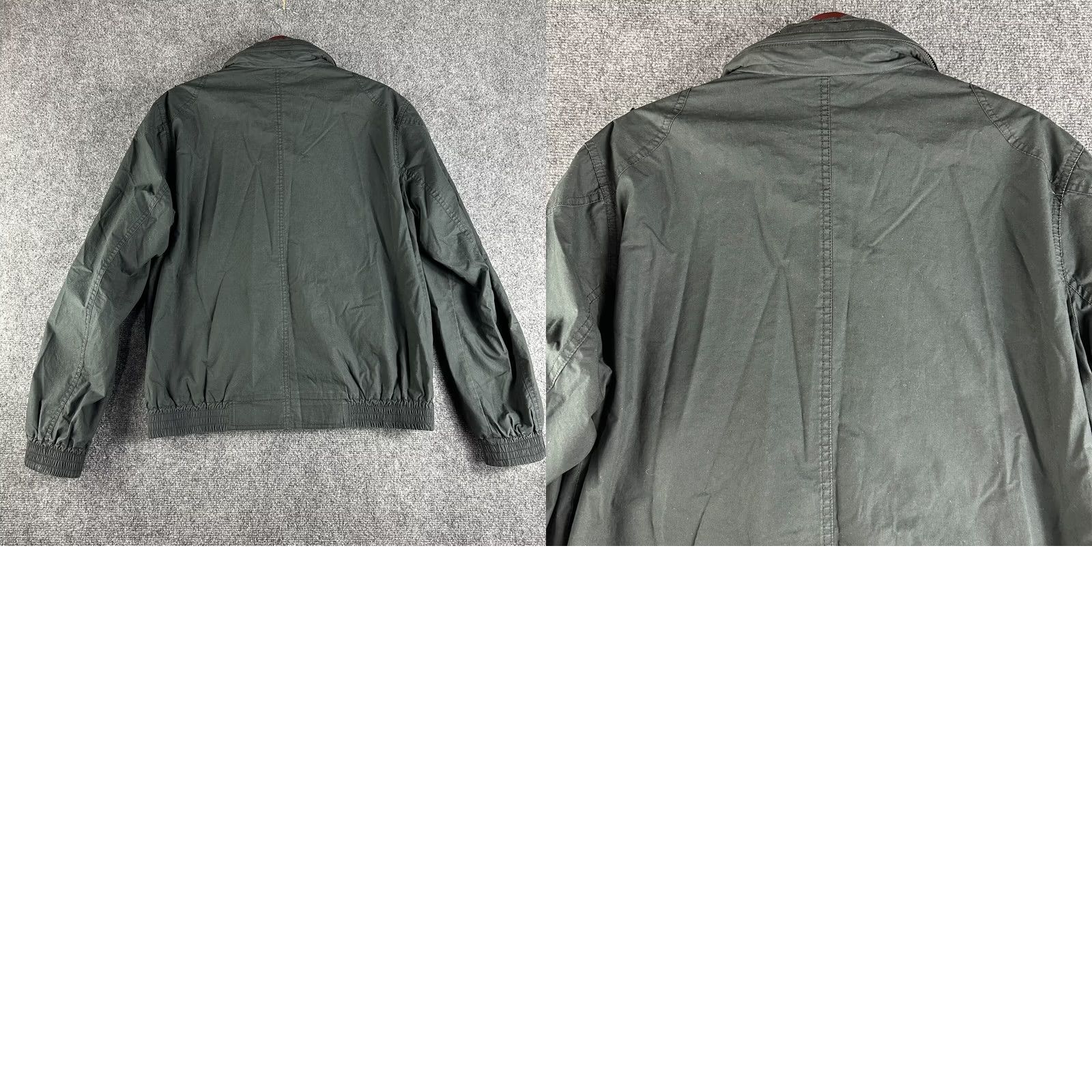 H&M VINTAGE H&M Jacket Mens 44 Black Cotton Lined Full Zip Hood Pockets Bomber Jacket Regular Mens Size US S / EU 44-46 / 1 - 8 Thumbnail