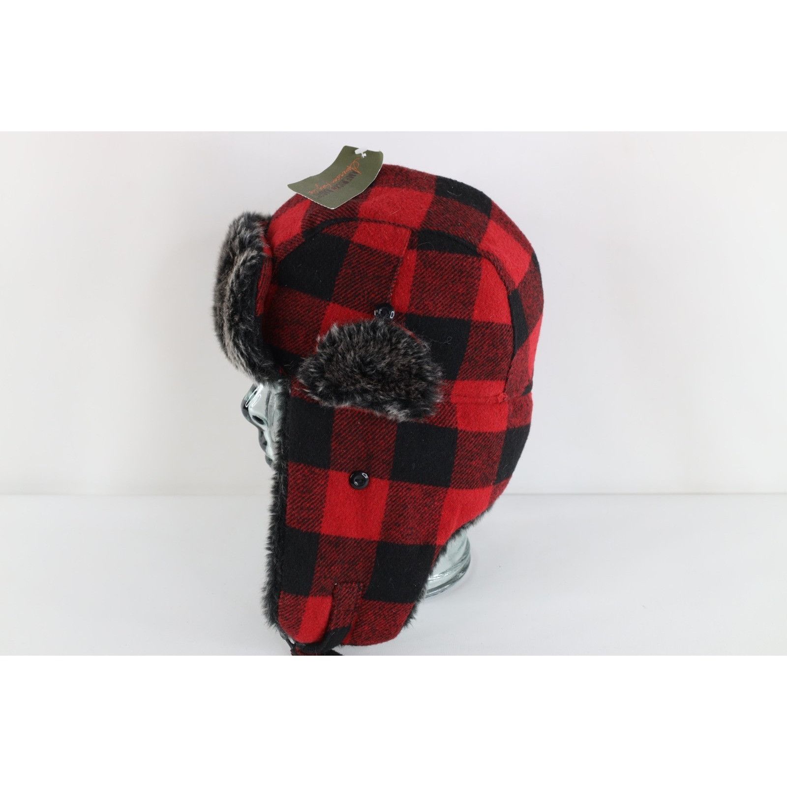 Vintage Deadstock Vintage Y2K Wool Blend Quilted Hunter Trapper Hat Size ONE SIZE - 4 Thumbnail