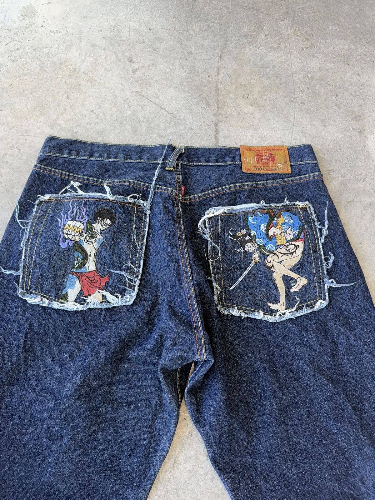 Red Monkey Red Monkey Lot1001 Men’s Jeans Size US 40 / EU 56 - 6 Thumbnail
