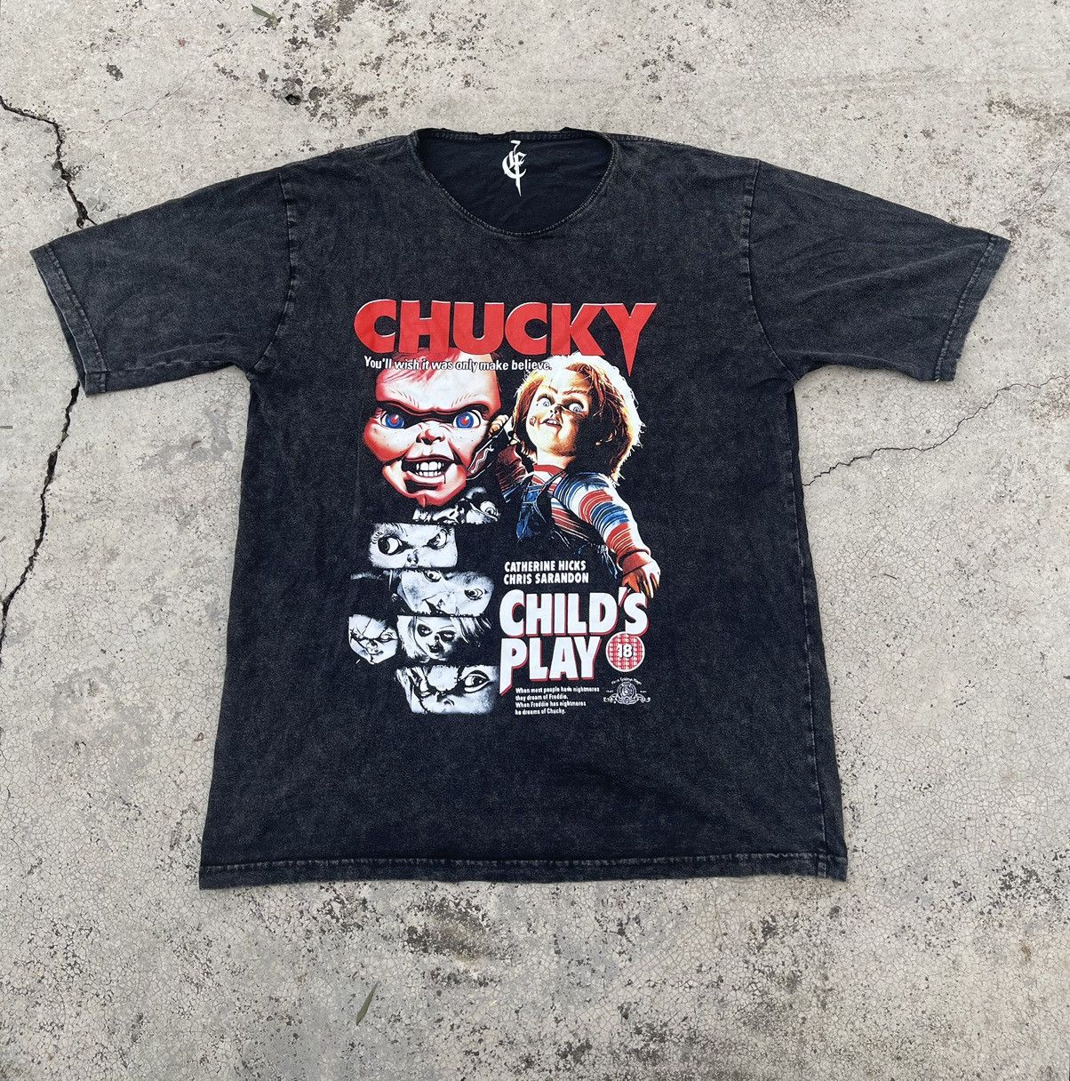 Expert Horror Vintage Movie T shirt Chucky Horror Serial Killer L Distress Size US L / EU 52-54 / 3 - 1 Thumbnail